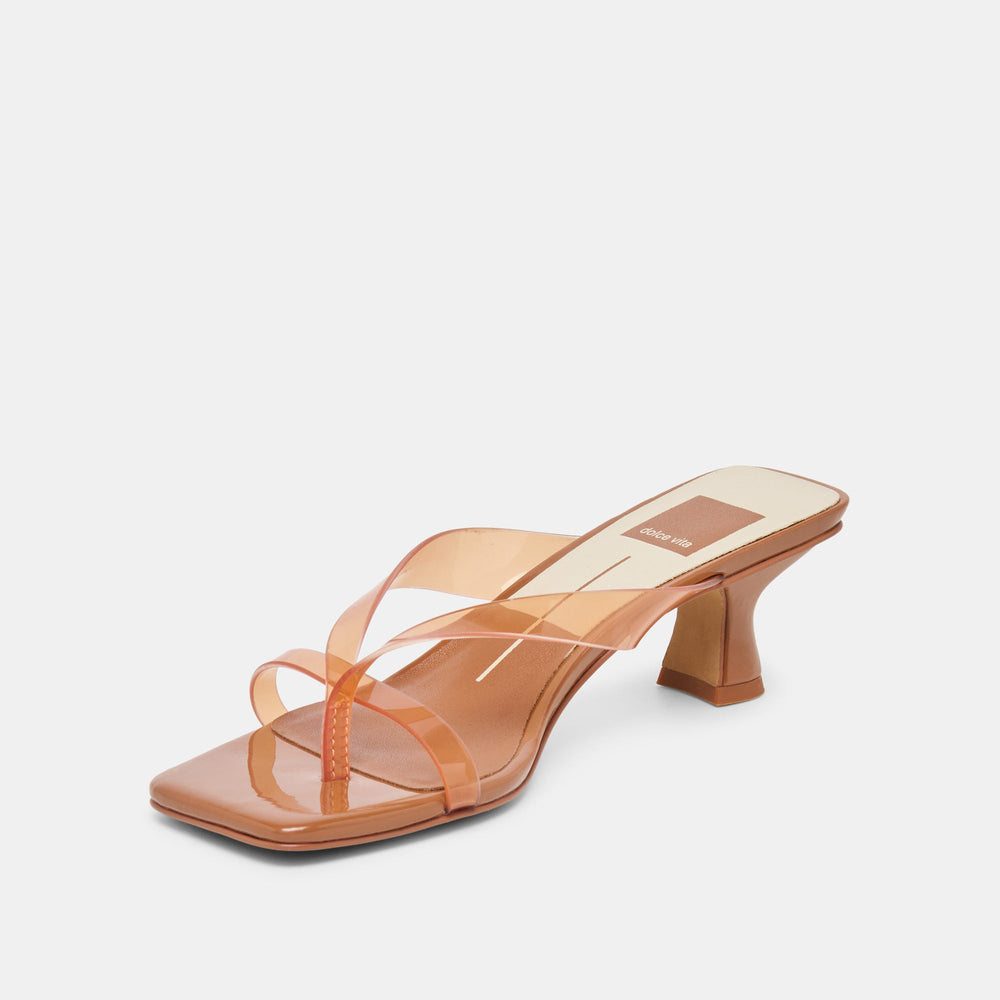 Brevel Vinyl Whiskey Jelly Heels | Women Dolce Vita