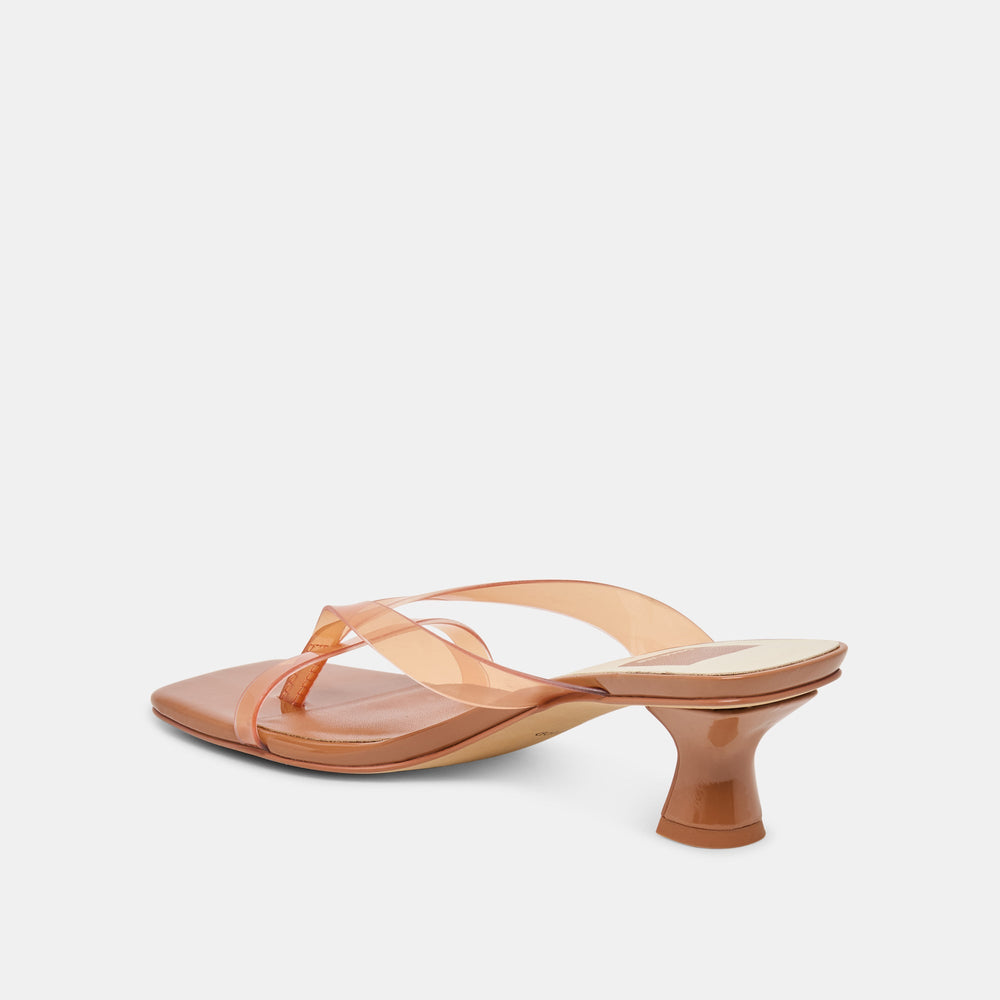 Brevel Vinyl Whiskey Jelly Heels | Women Dolce Vita