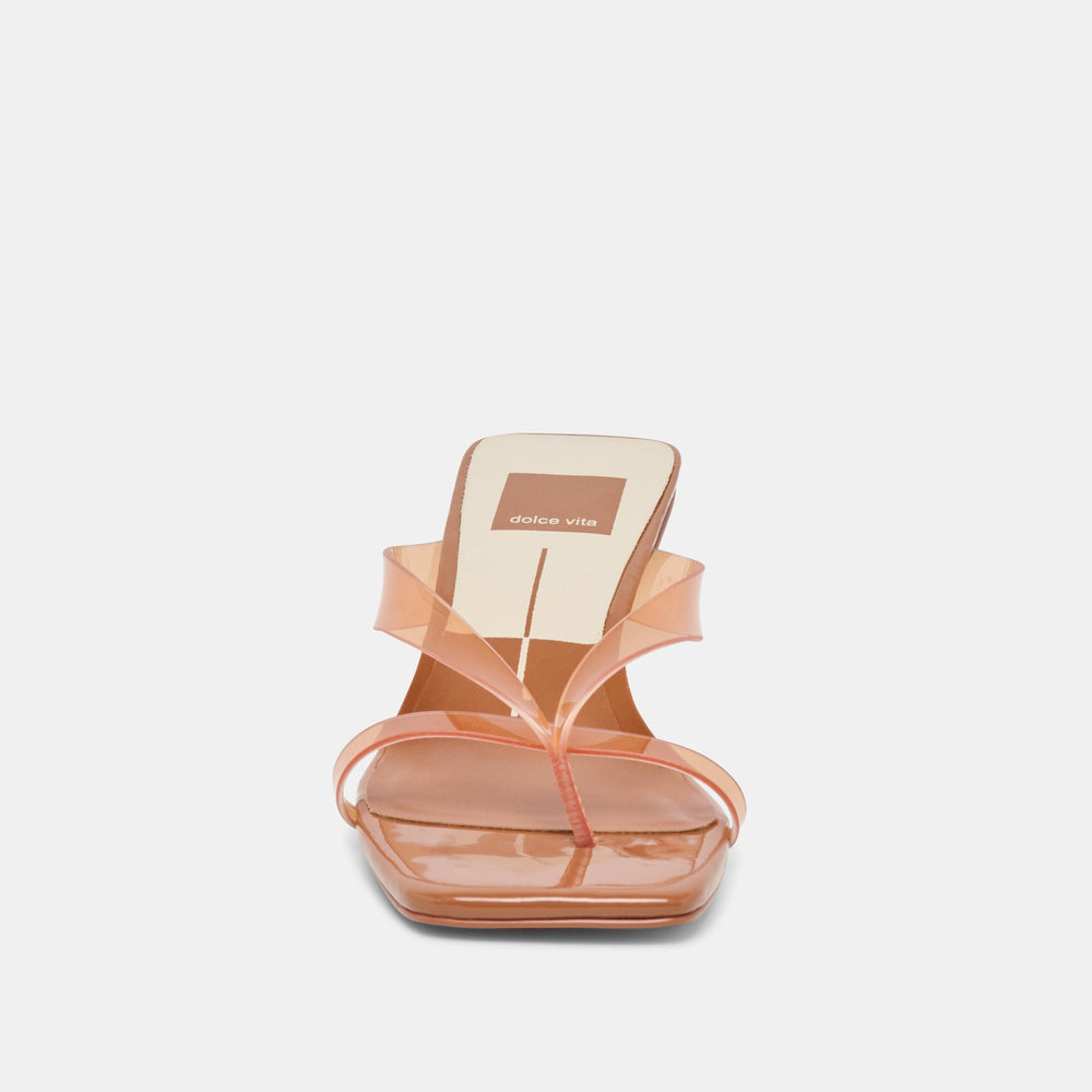 Brevel Vinyl Whiskey Jelly Heels | Women Dolce Vita