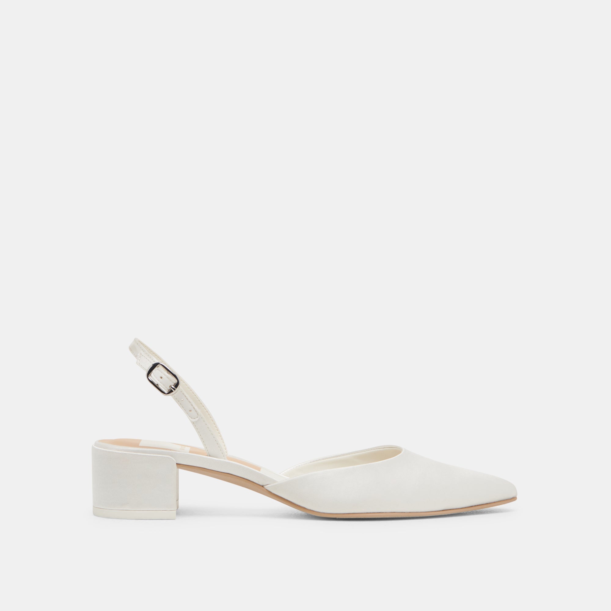 Carel Off White Satin Heels | Dolce Vita Women