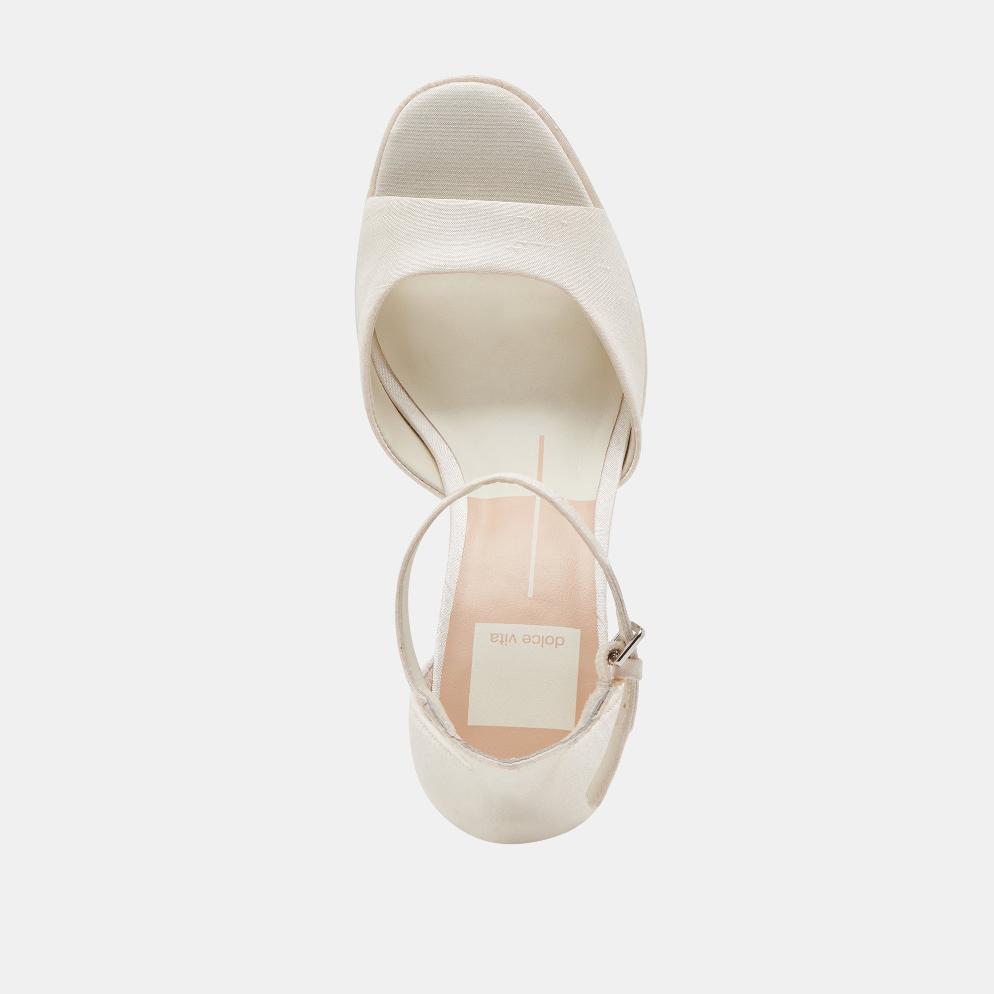PANDRO HEELS WHITE SATIN | Women Dolce Vita