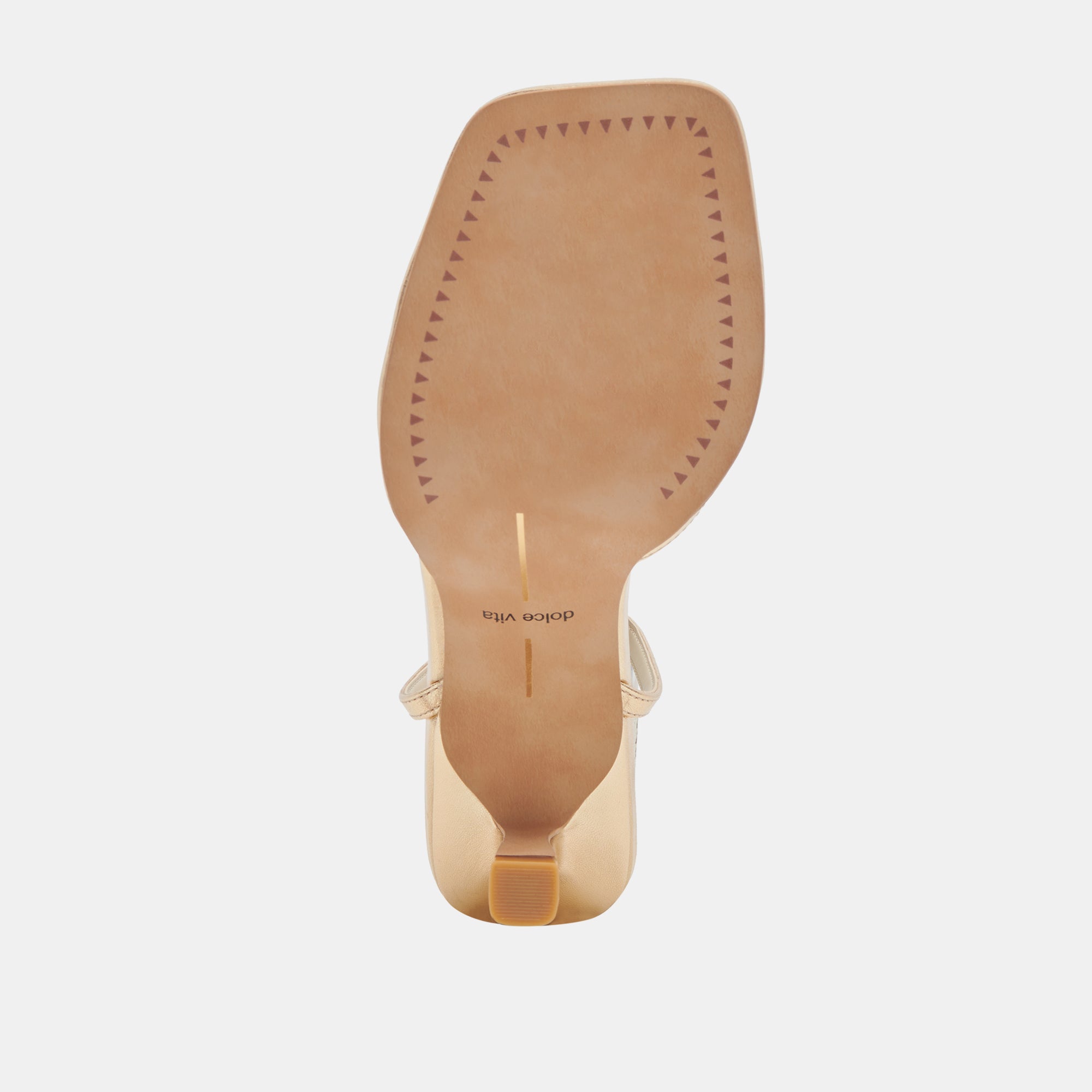 MANJI HEELS LIGHT GOLD METALLIC LEATHER | Dolce Vita Women