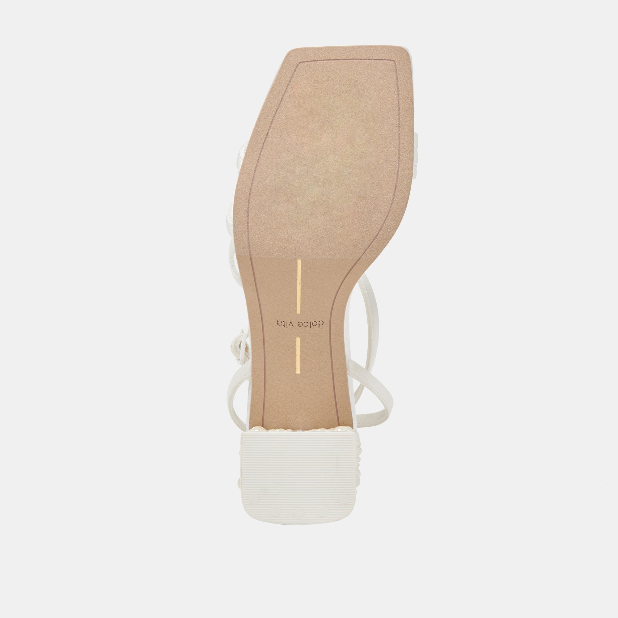 YSABEL PEARL HEELS TRUE WHITE SATIN | Women Dolce Vita