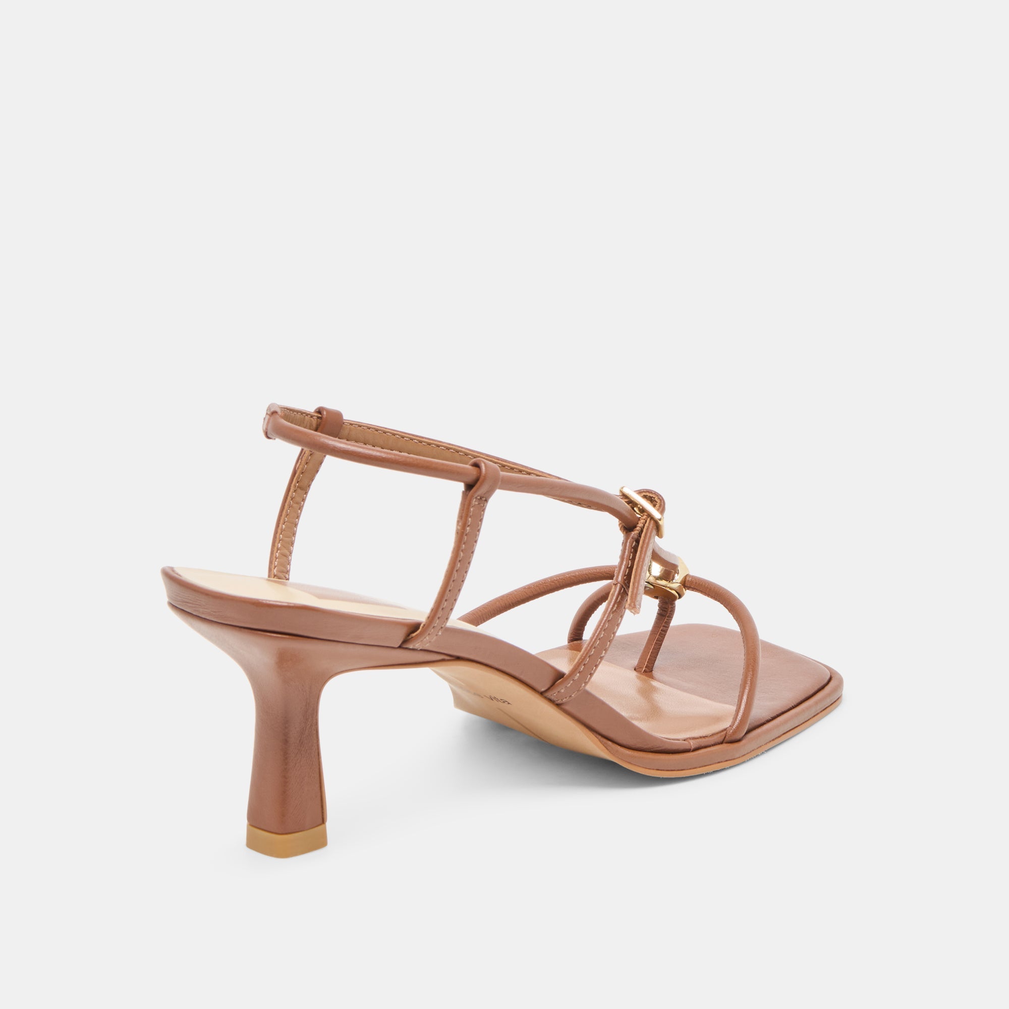 Mylee Cognac Leather Heels | Women Dolce Vita