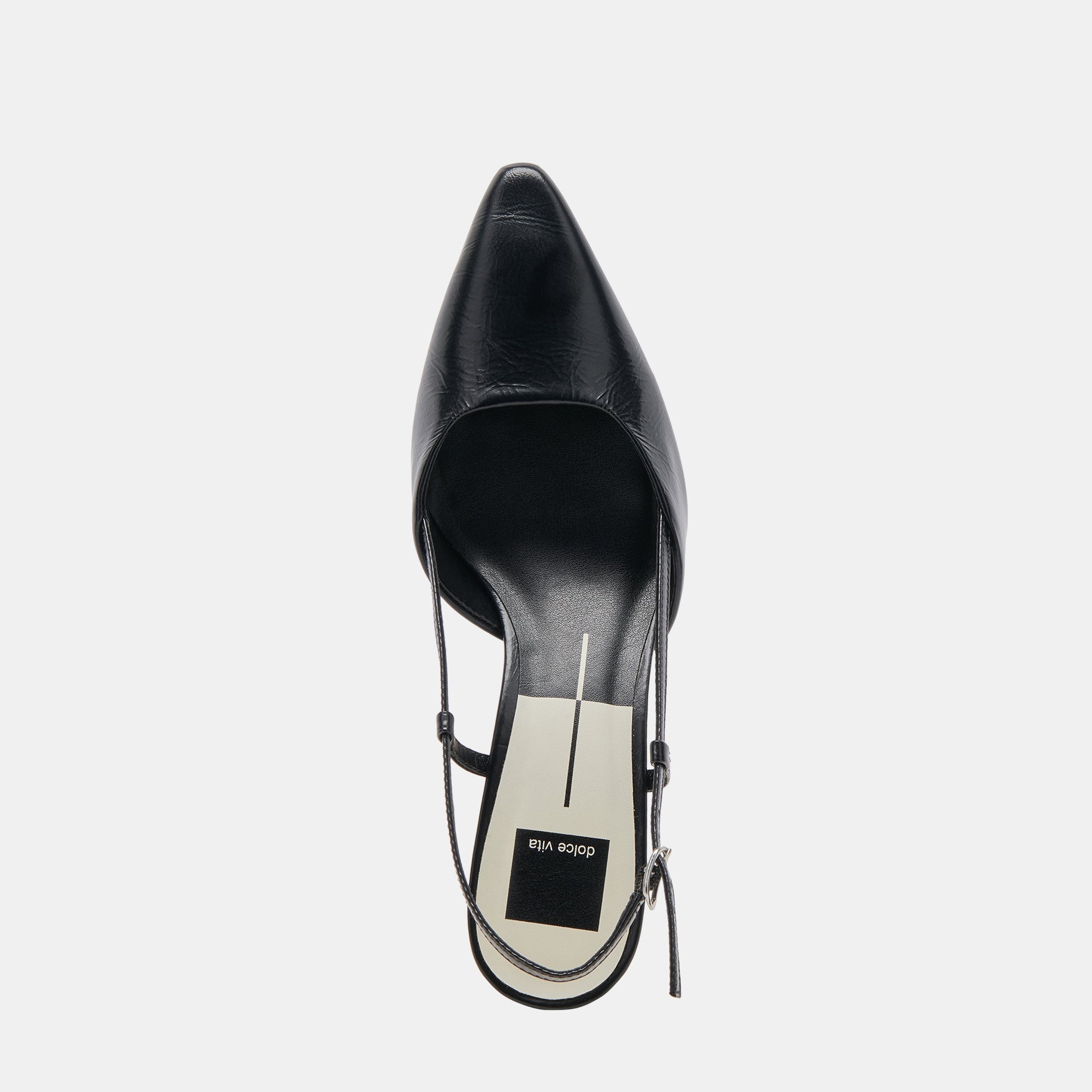 ODELA HEELS MIDNIGHT CRINKLE PATENT | Women Dolce Vita