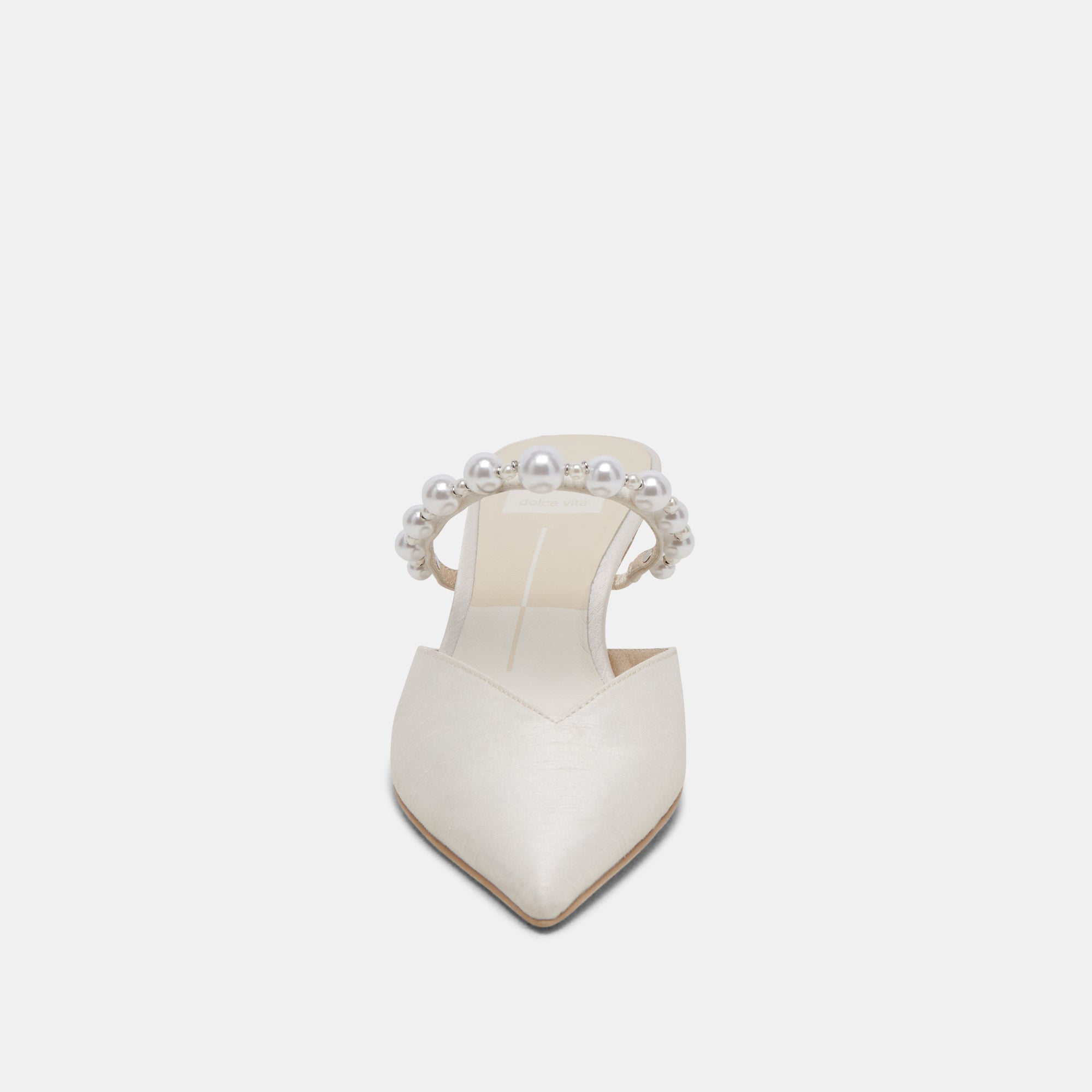 Kanika Pearl Mid Vanilla Pearl Heels | Women Dolce Vita