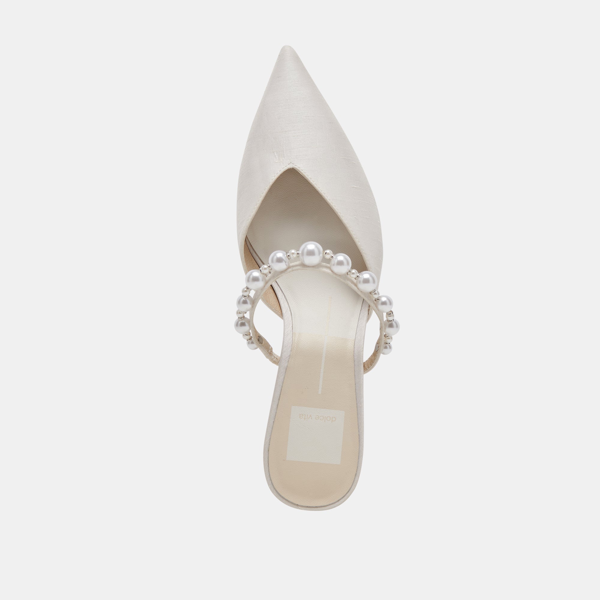 Kanika Pearl Mid Vanilla Pearl Heels | Women Dolce Vita