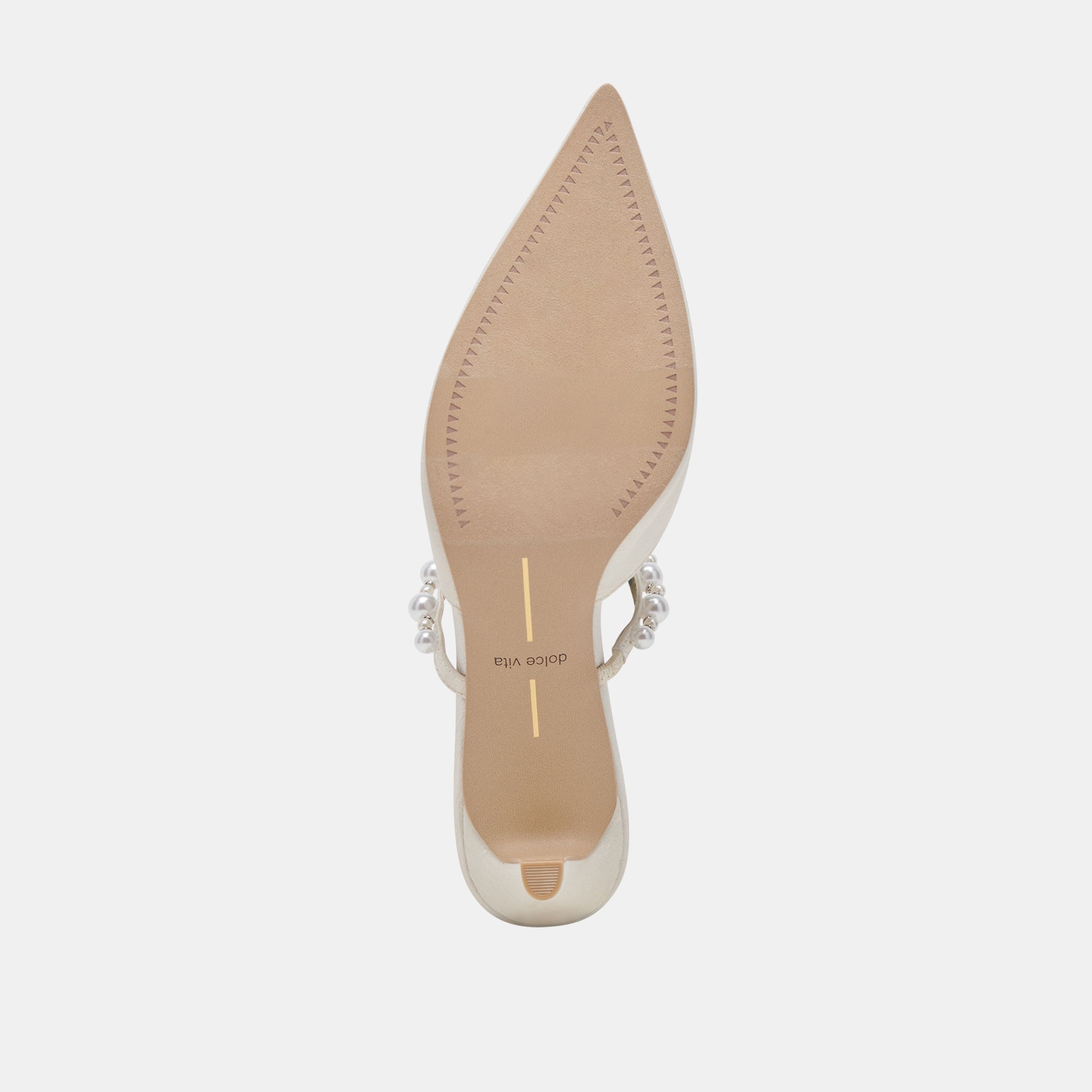 Kanika Pearl Mid Vanilla Pearl Heels | Women Dolce Vita