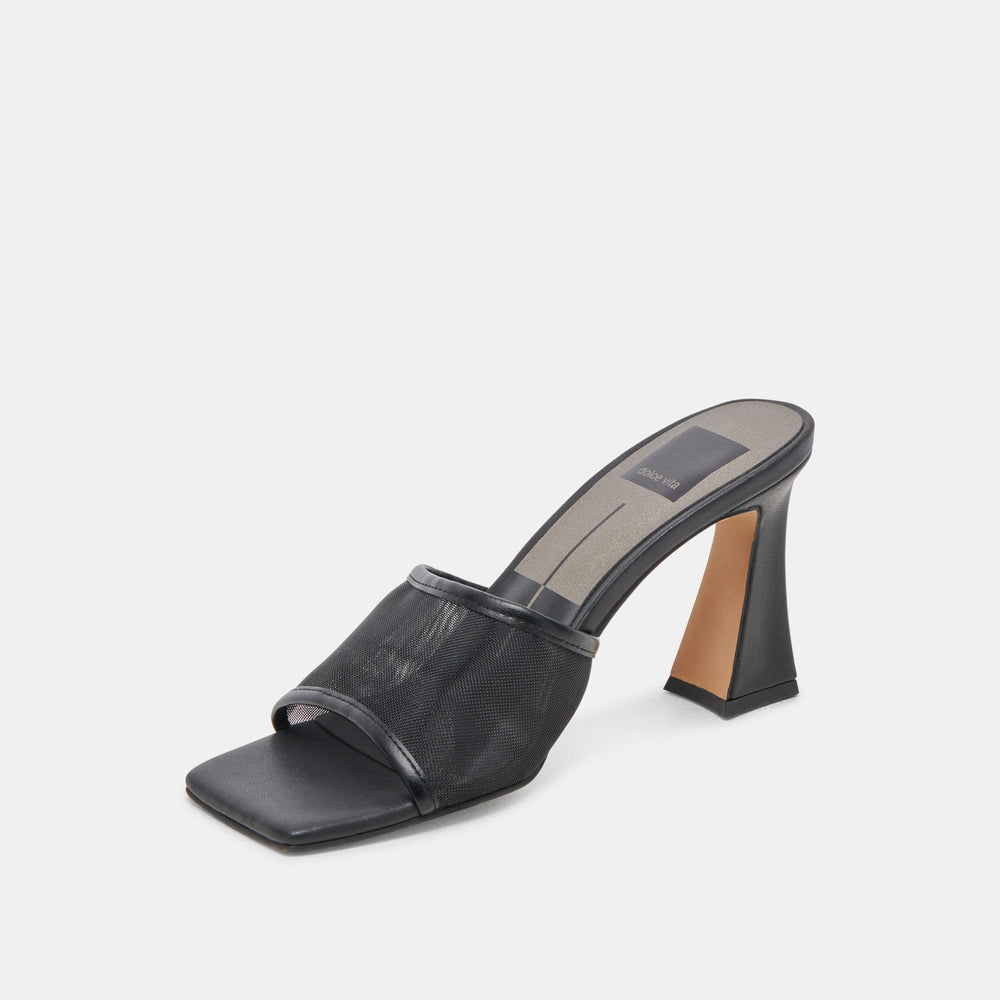 NARDA HEELS ONYX MESH | Dolce Vita Women