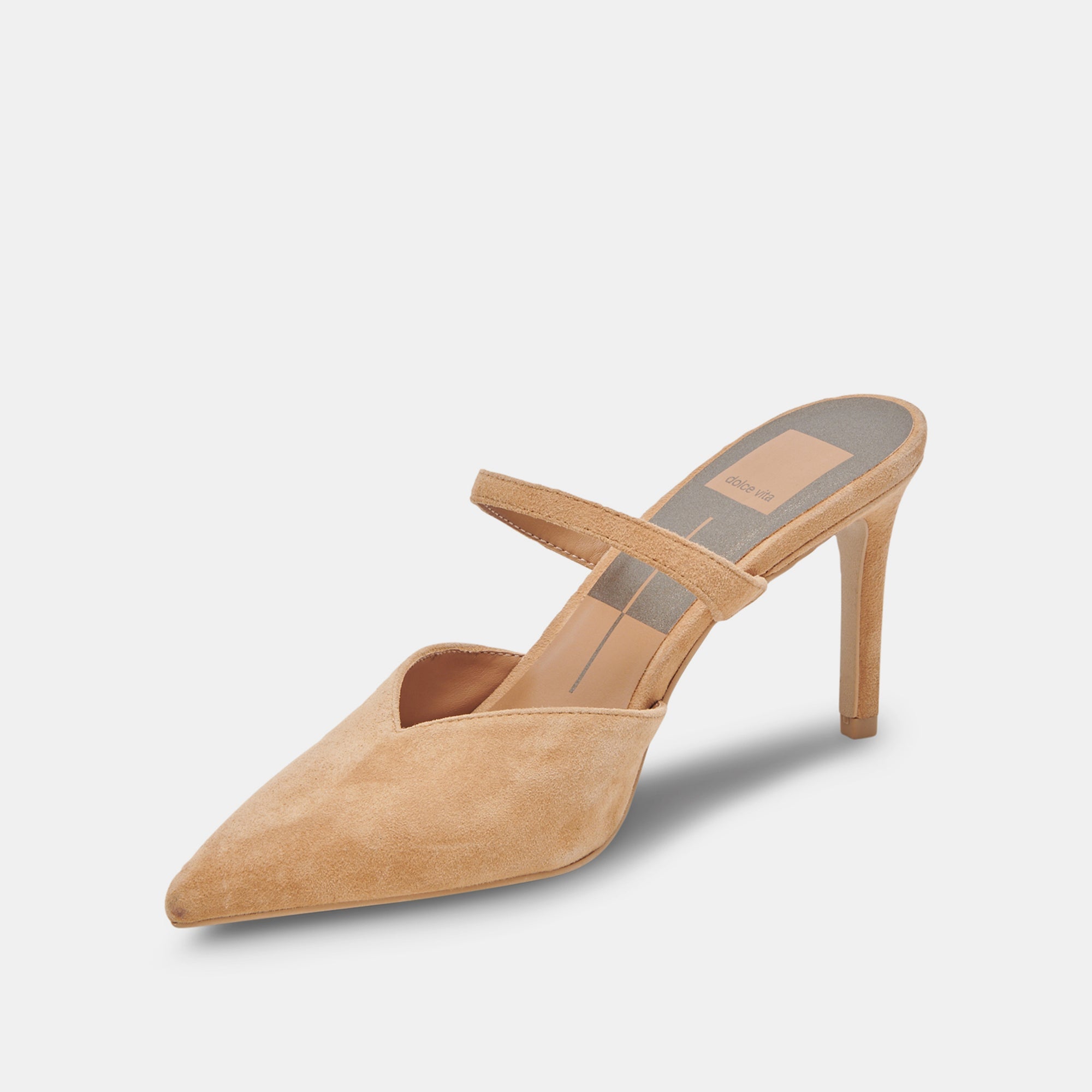KANIKA HEELS TAN SUEDE | Women Dolce Vita