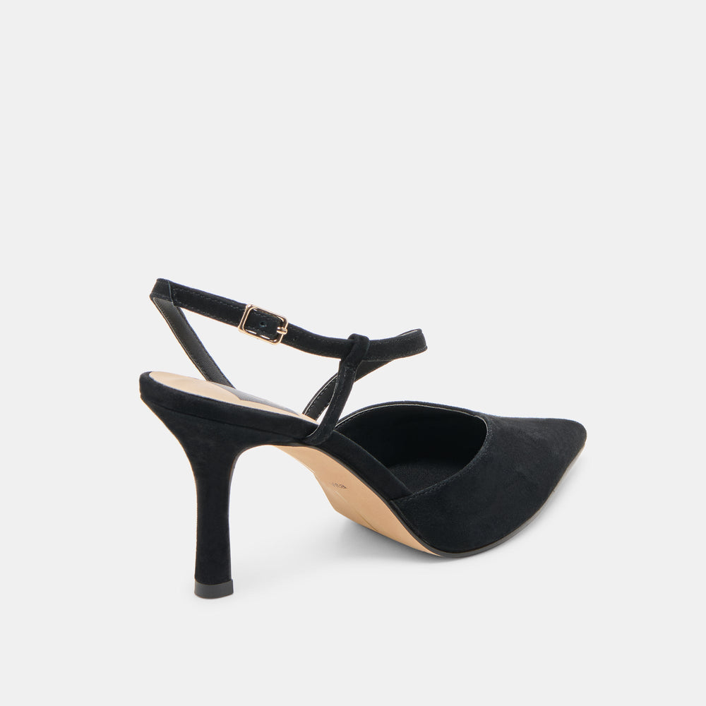 Kamra Onyx Suede Heels | Dolce Vita Women