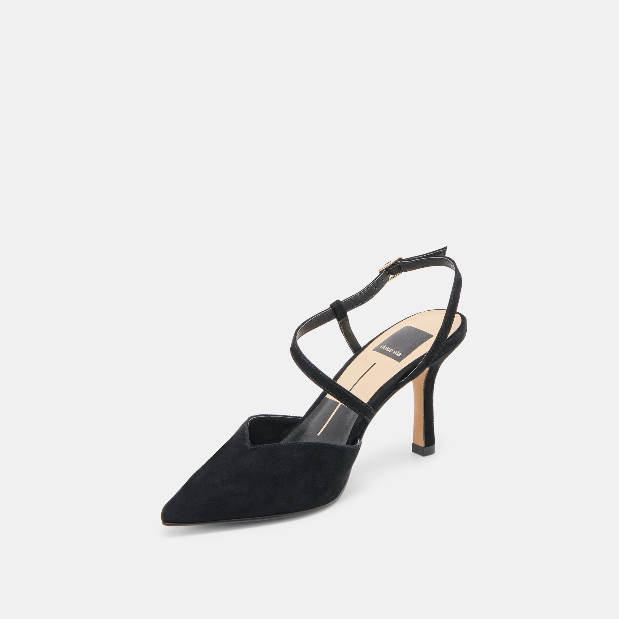 Kamra Onyx Suede Heels | Dolce Vita Women