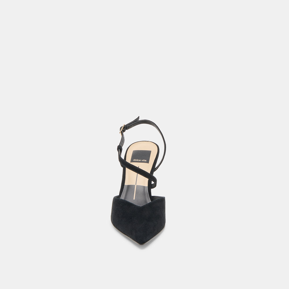 Kamra Onyx Suede Heels | Dolce Vita Women
