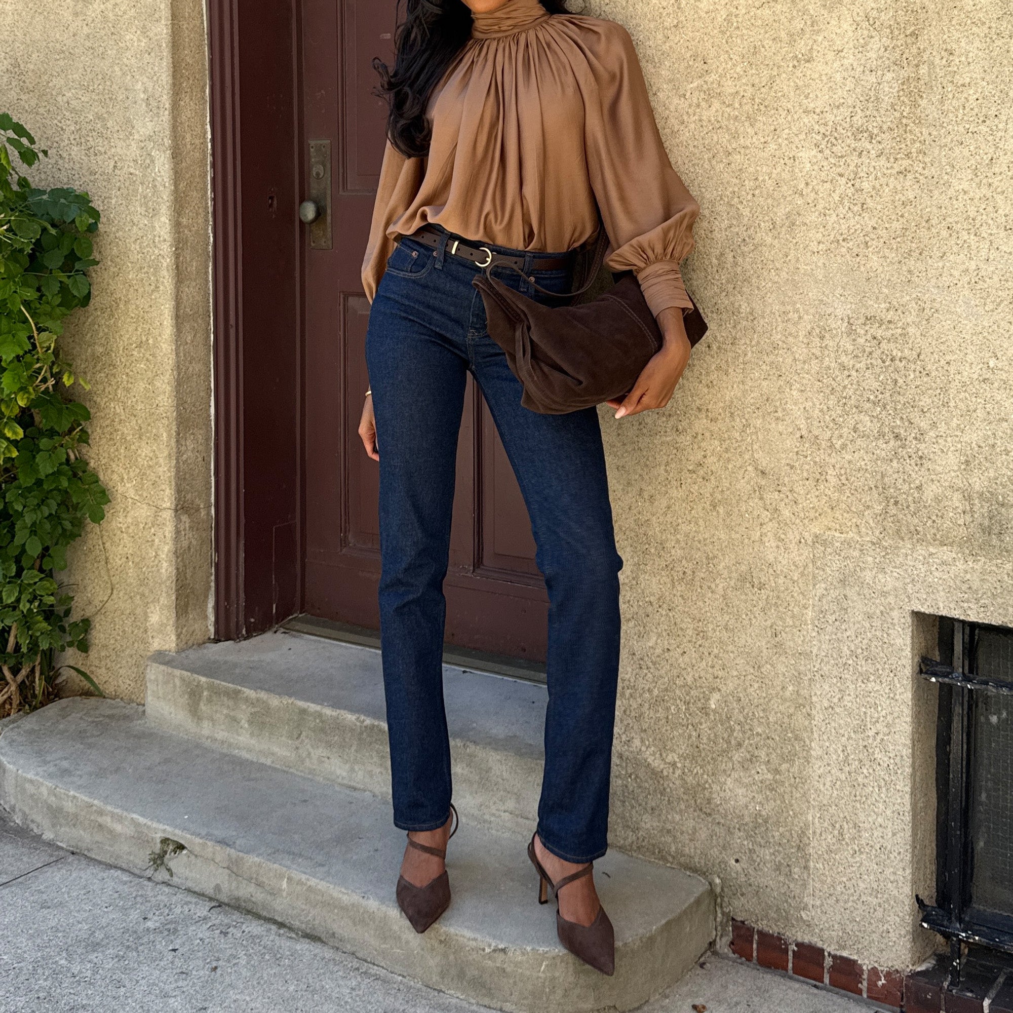 Kamra Dk Brown Suede Heels | Women Dolce Vita