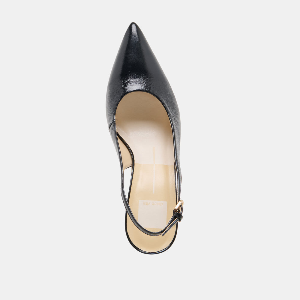 ELASI HEELS BLACK LEATHER | Dolce Vita Women