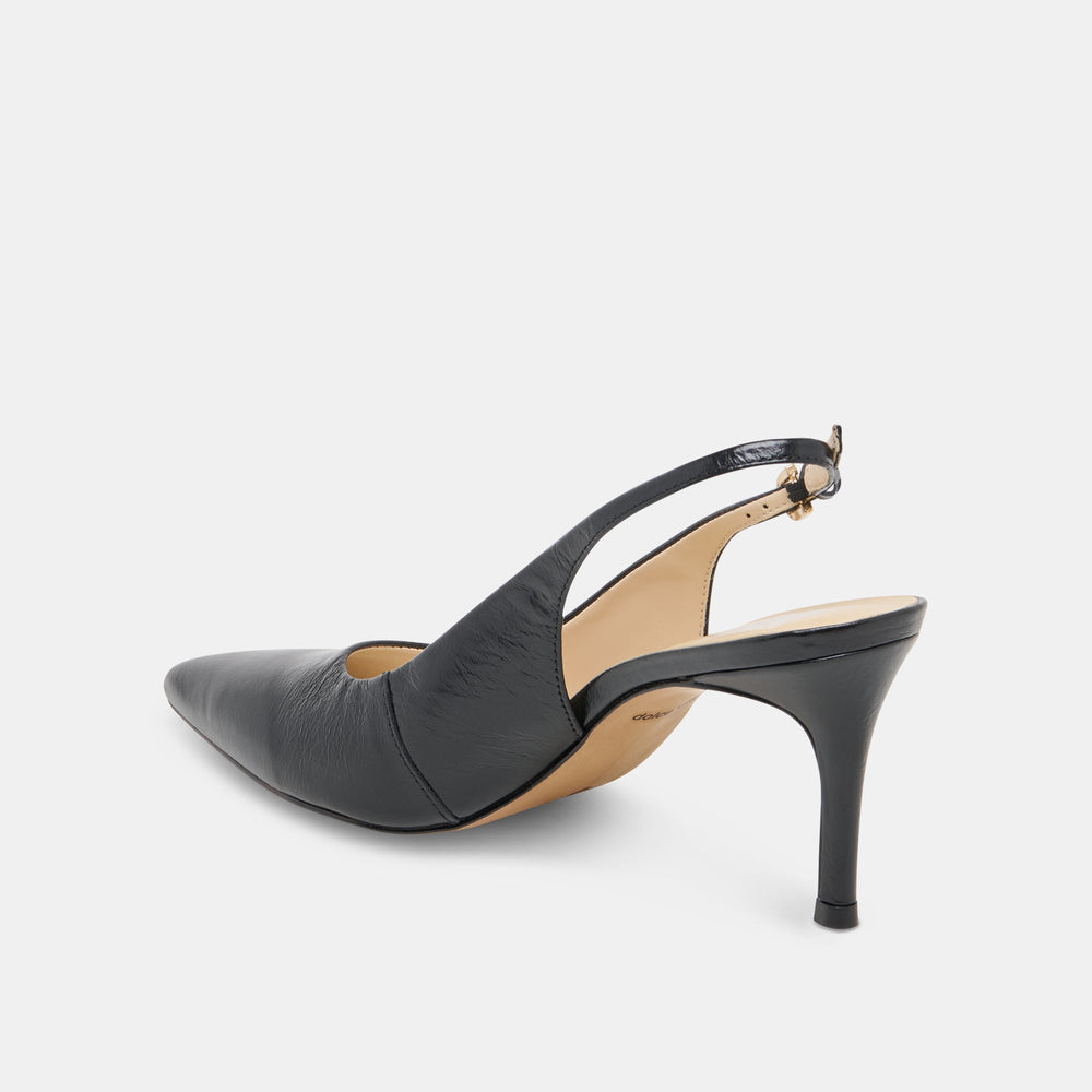 ELASI HEELS BLACK LEATHER | Dolce Vita Women