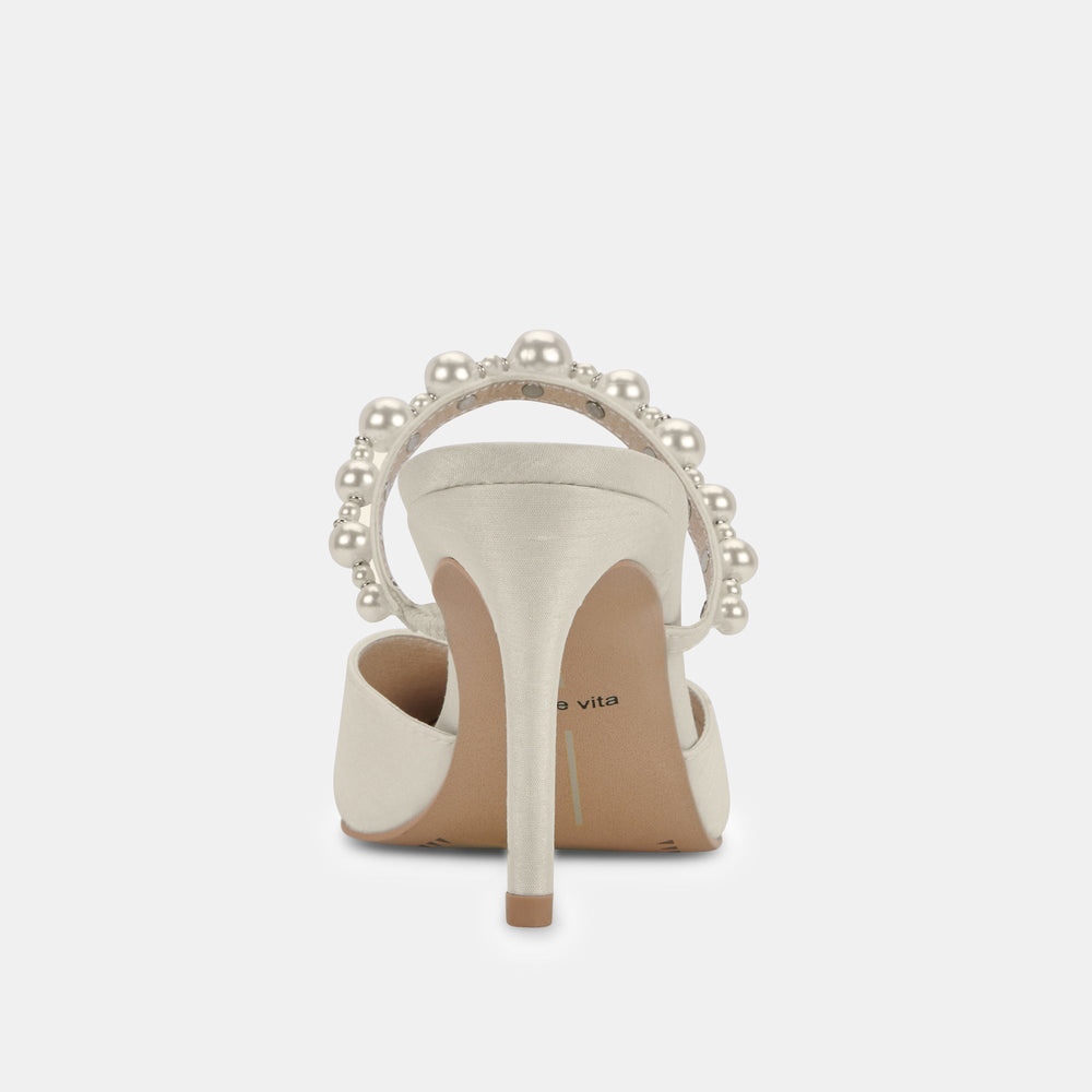KANIKA Pearl Heels Vanilla Silk | Women Dolce Vita