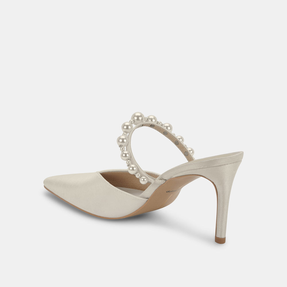 KANIKA Pearl Heels Vanilla Silk | Women Dolce Vita
