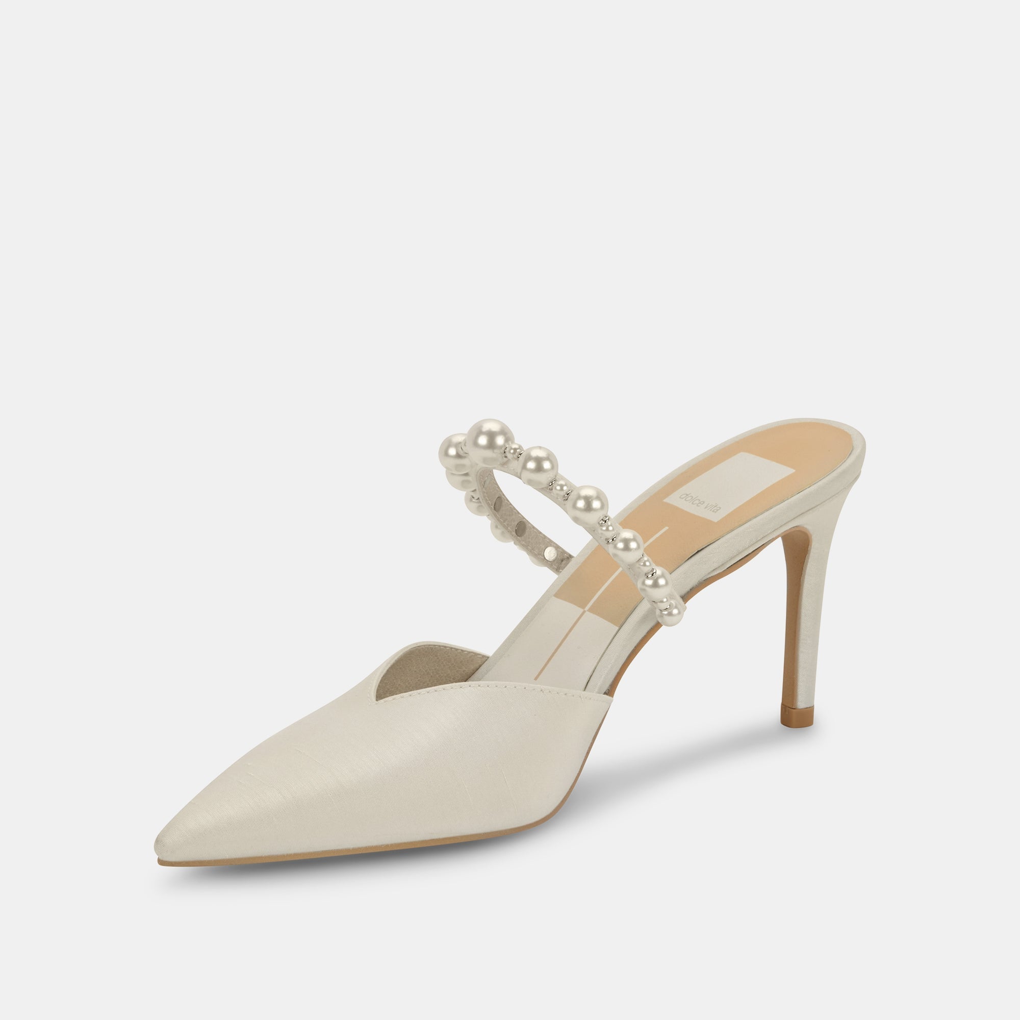 KANIKA Pearl Heels Vanilla Silk | Women Dolce Vita