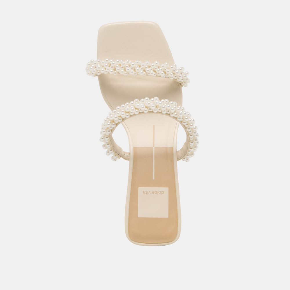 BONI PEARL HEELS VANILLA STELLA | Women Dolce Vita