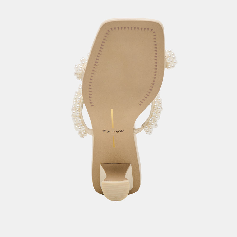 BONI PEARL HEELS VANILLA STELLA | Women Dolce Vita