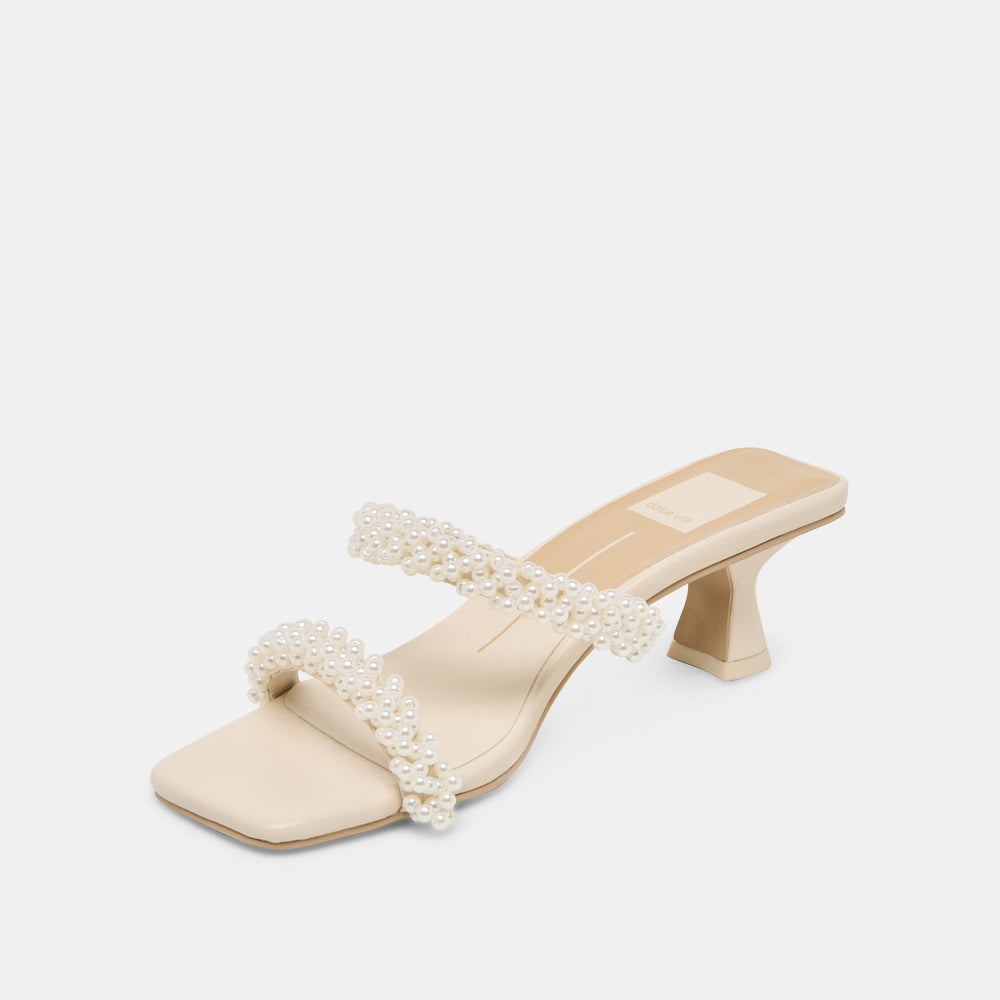 BONI PEARL HEELS VANILLA STELLA | Women Dolce Vita
