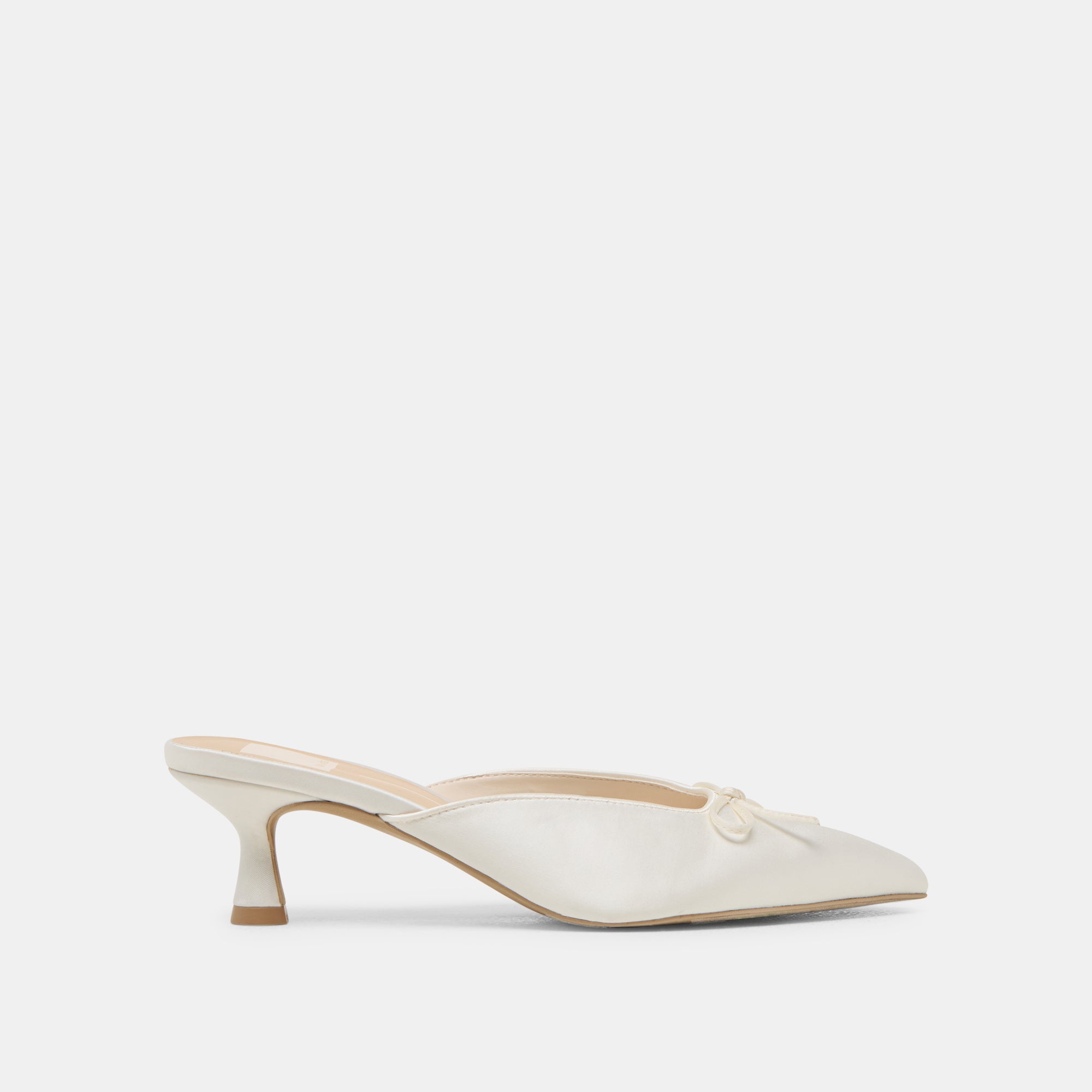 Cleo Off White Satin Heels | Dolce Vita Women