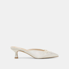 Cleo Off White Satin Heels | Dolce Vita Women