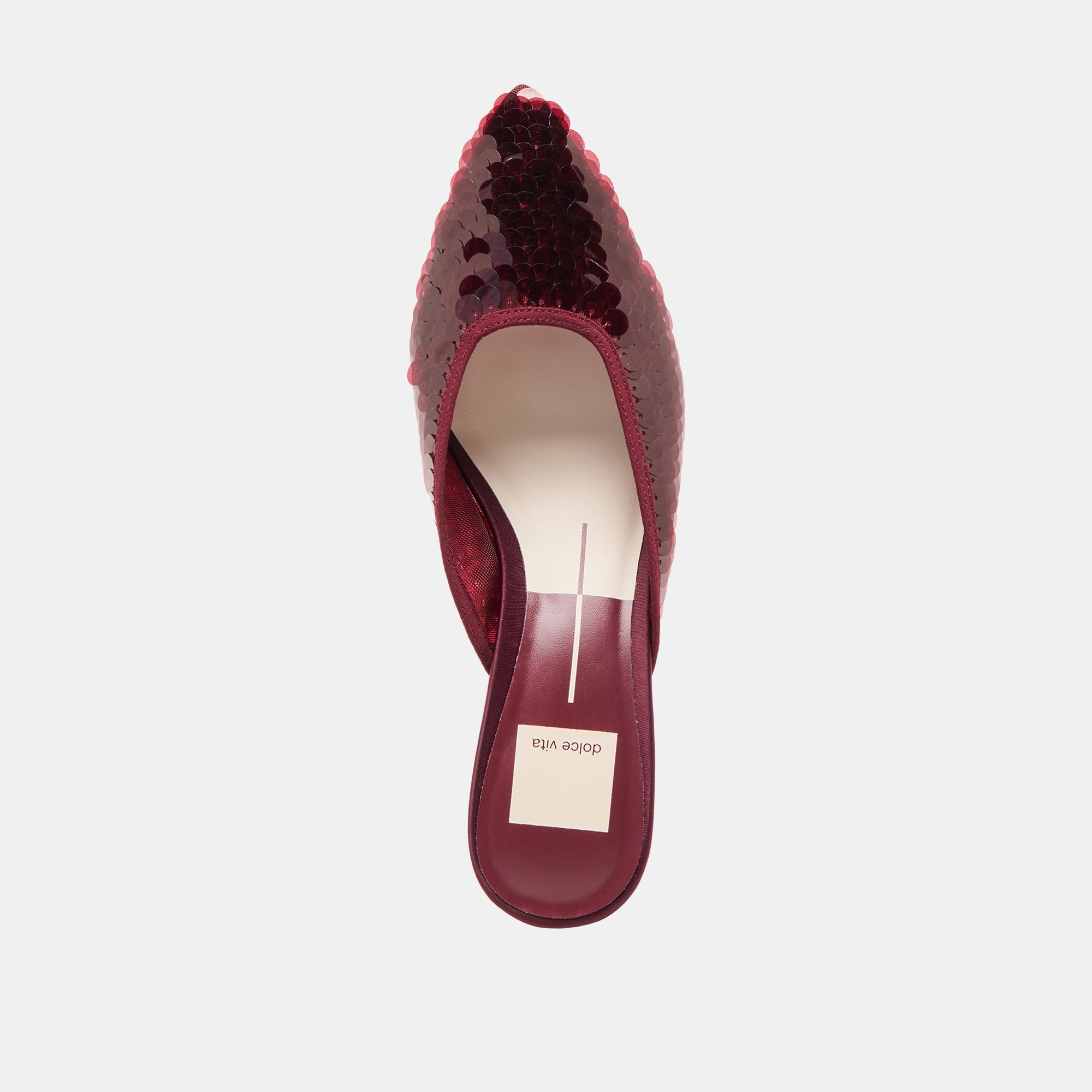Cleo Cranberry Sequin Heels | Women Dolce Vita