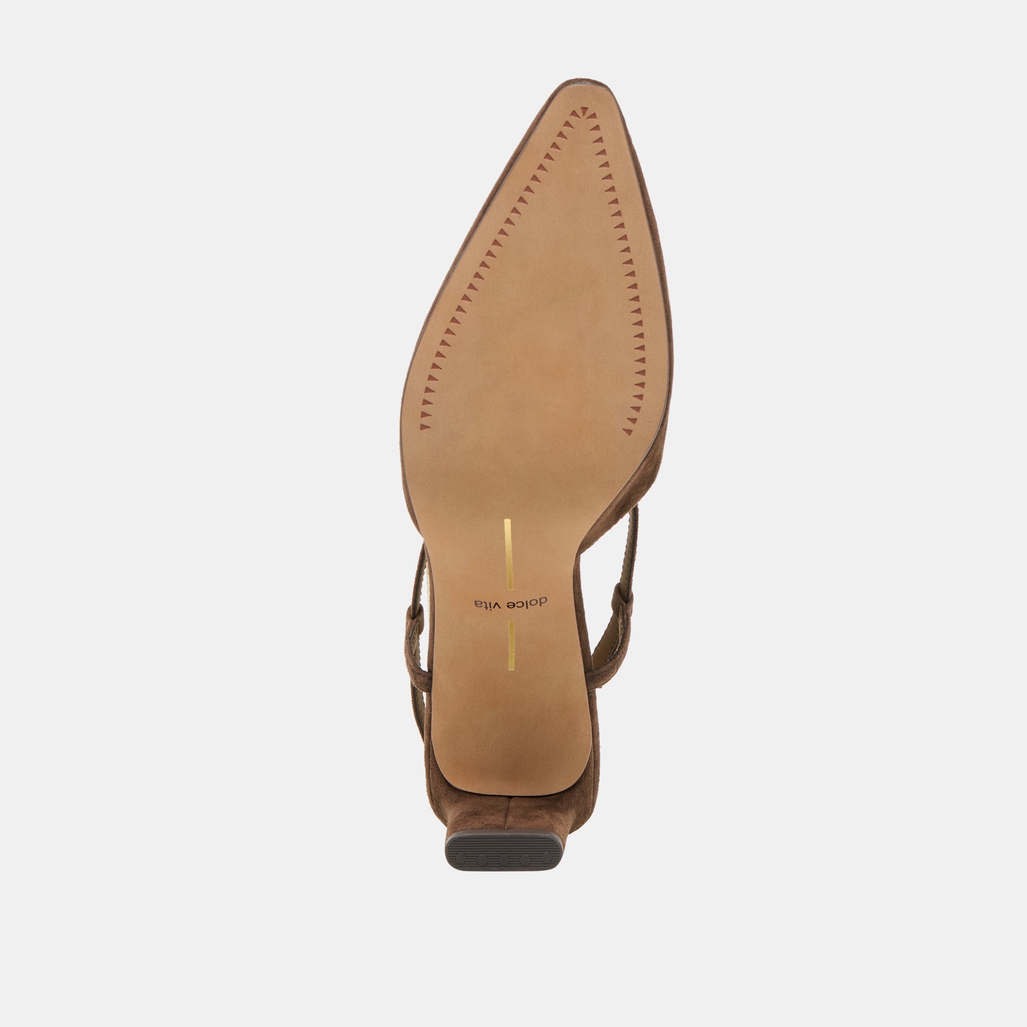 Ginay Dk Brown Suede Heels | Dolce Vita Women