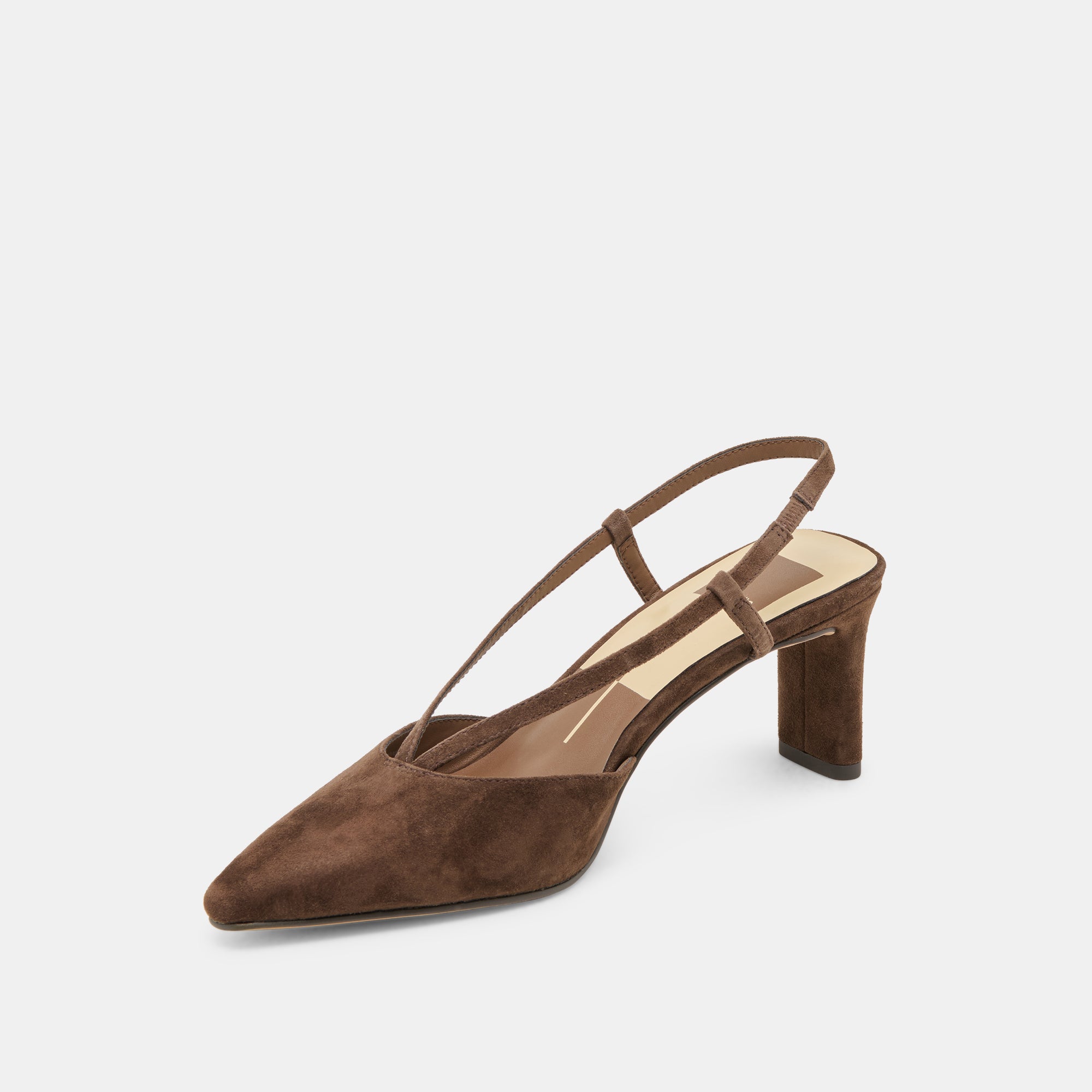 Ginay Dk Brown Suede Heels | Dolce Vita Women