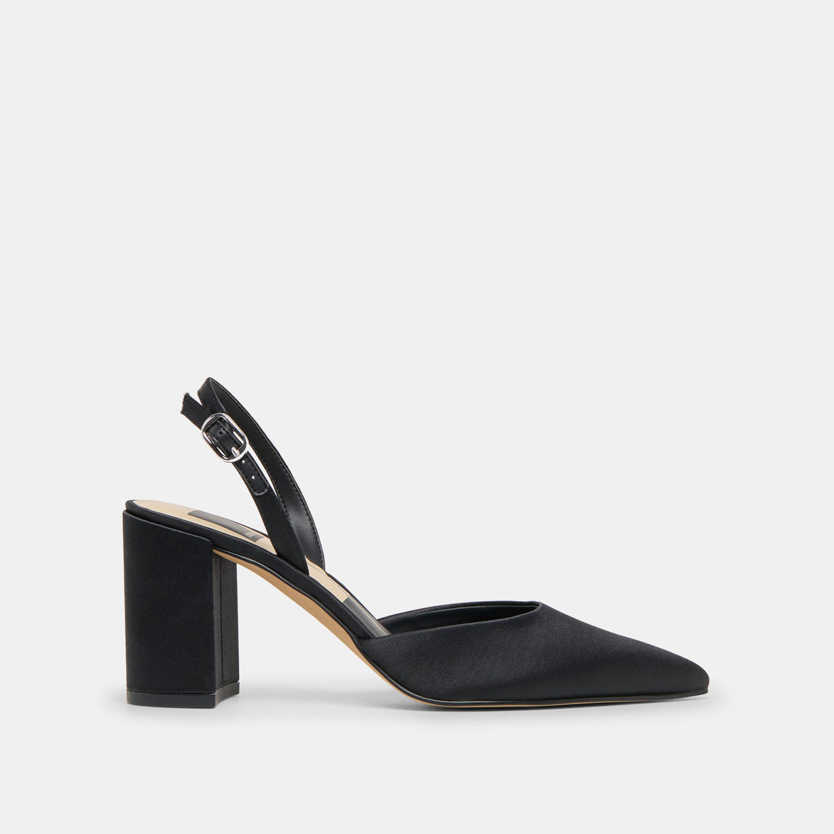 Carel Onyx Satin High Heels | Women Dolce Vita