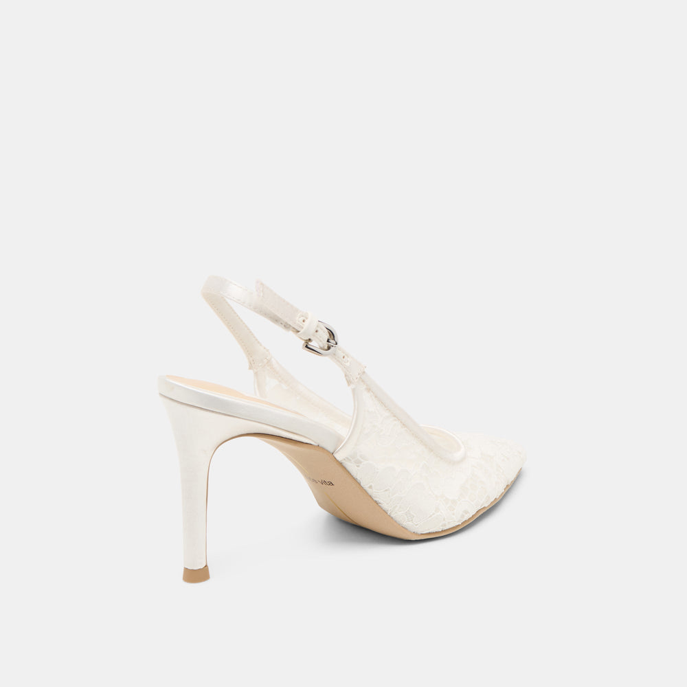 Yami True White Lace Heels | Dolce Vita Women