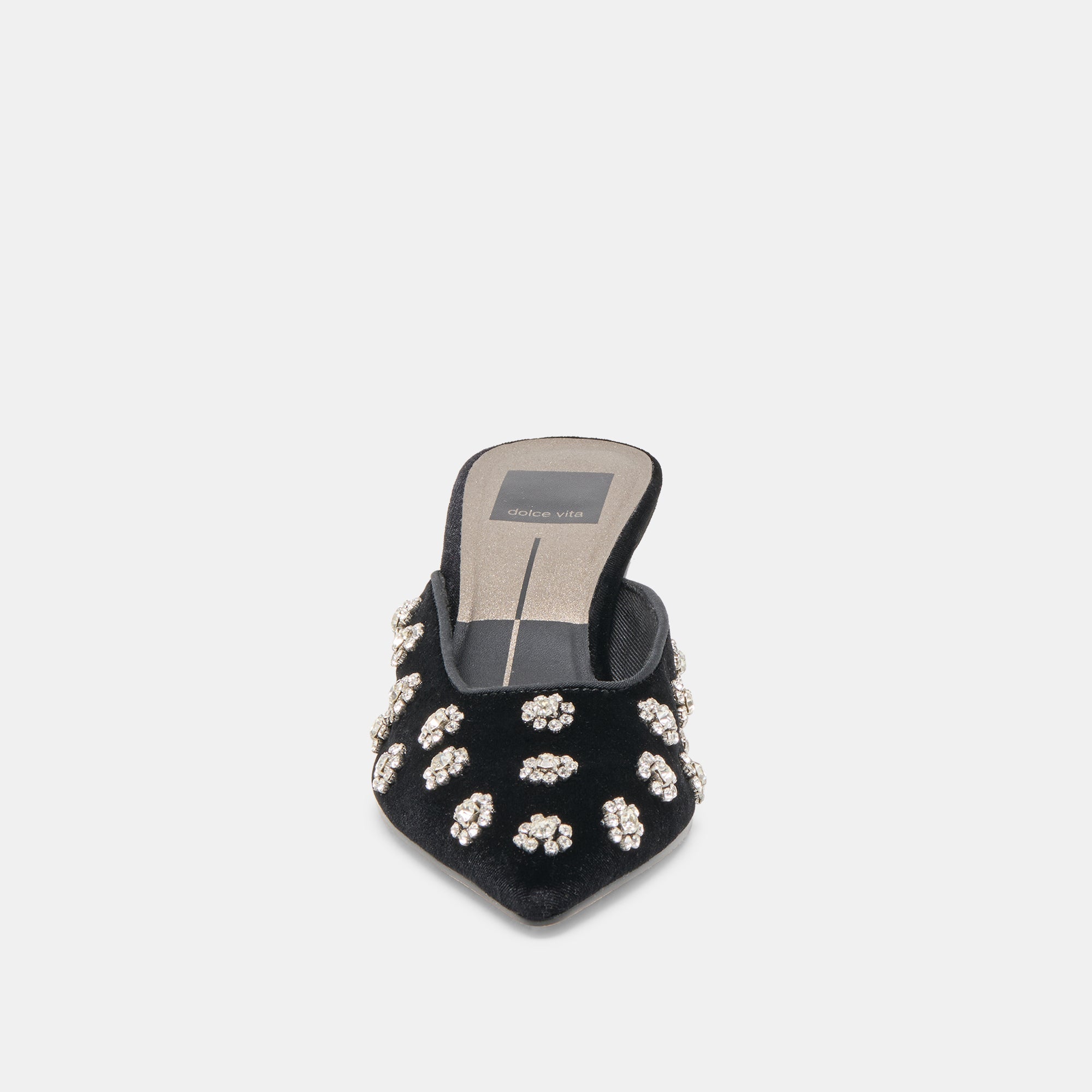 Clara Nero Velvet Heels | Women Dolce Vita