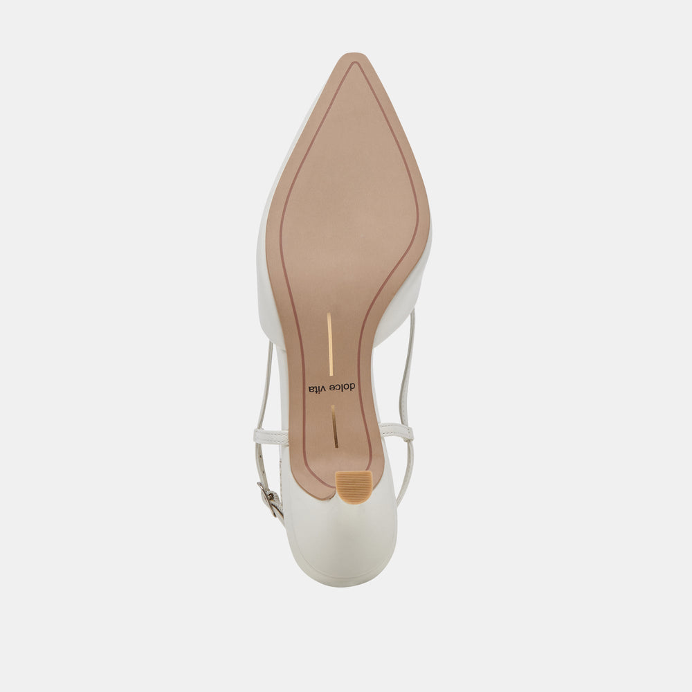 Odela White Leather Heels | Dolce Vita Women