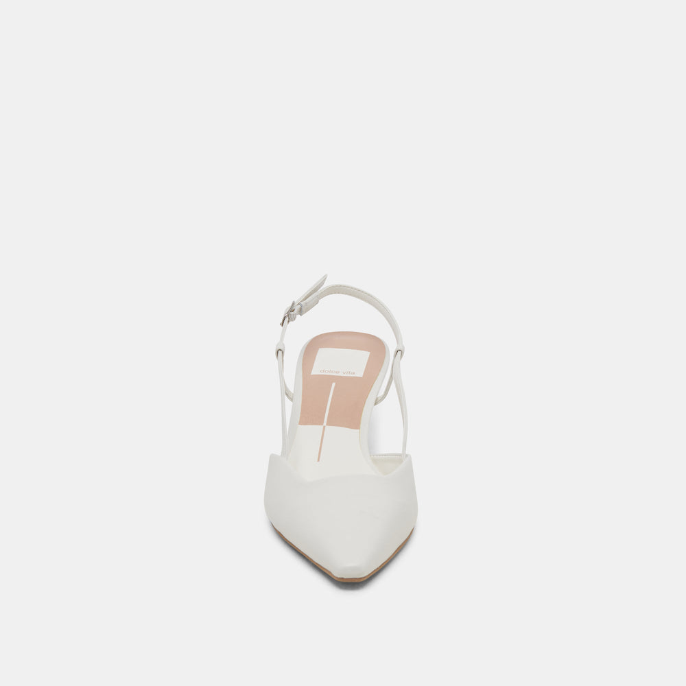 Odela White Leather Heels | Dolce Vita Women