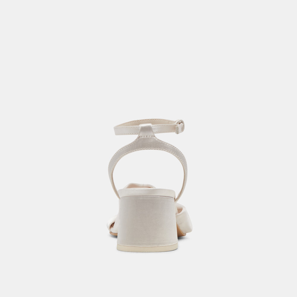 Brenna Ivory Satin Heels | Women Dolce Vita