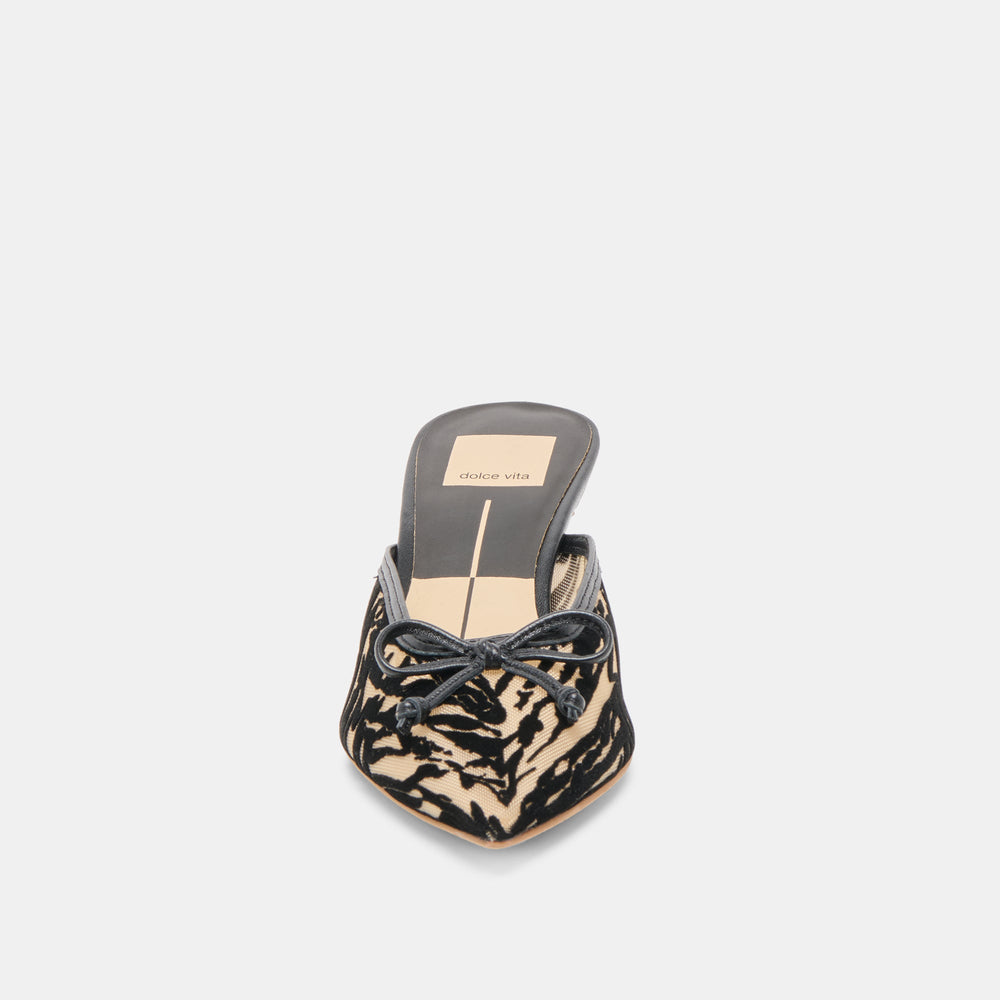 Cleo Zebra Velvet Mesh Heels | Dolce Vita Women