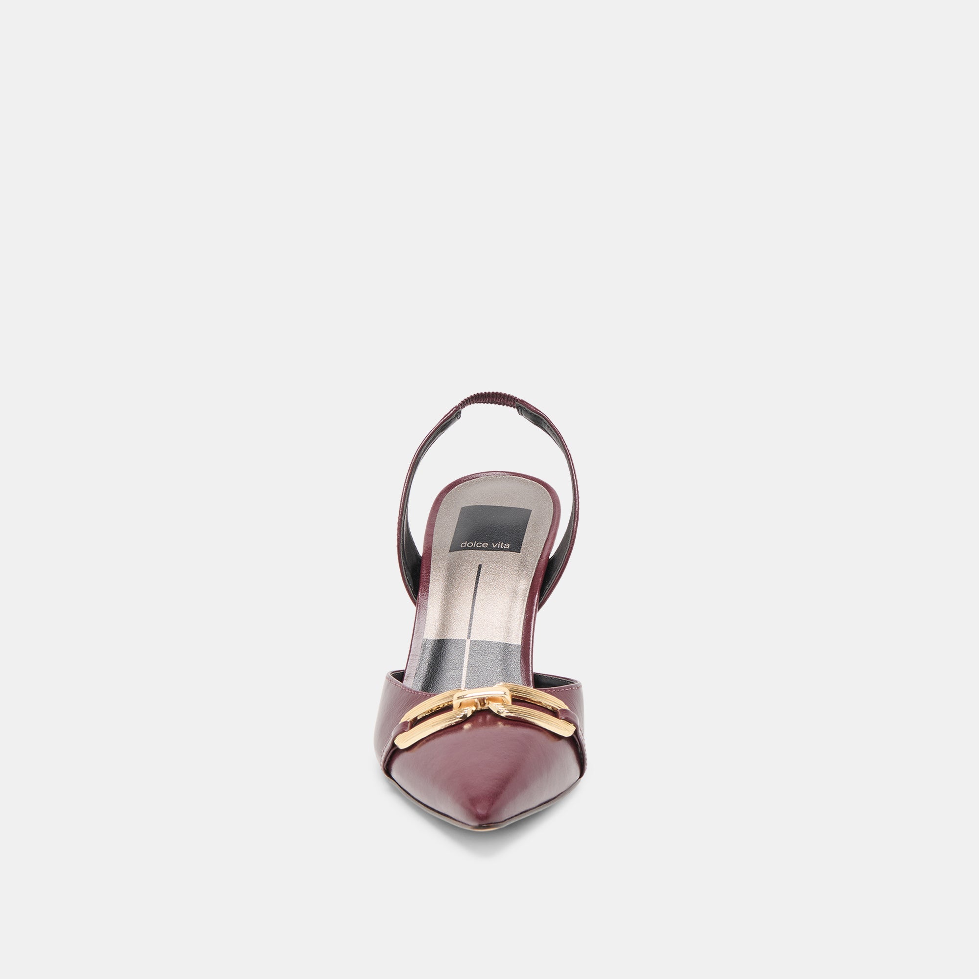 Malik Cranberry Crinkle Patent Heels | Dolce Vita Women