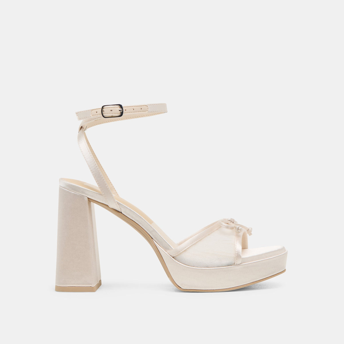 Pandor White Tulle Heels | Women Dolce Vita