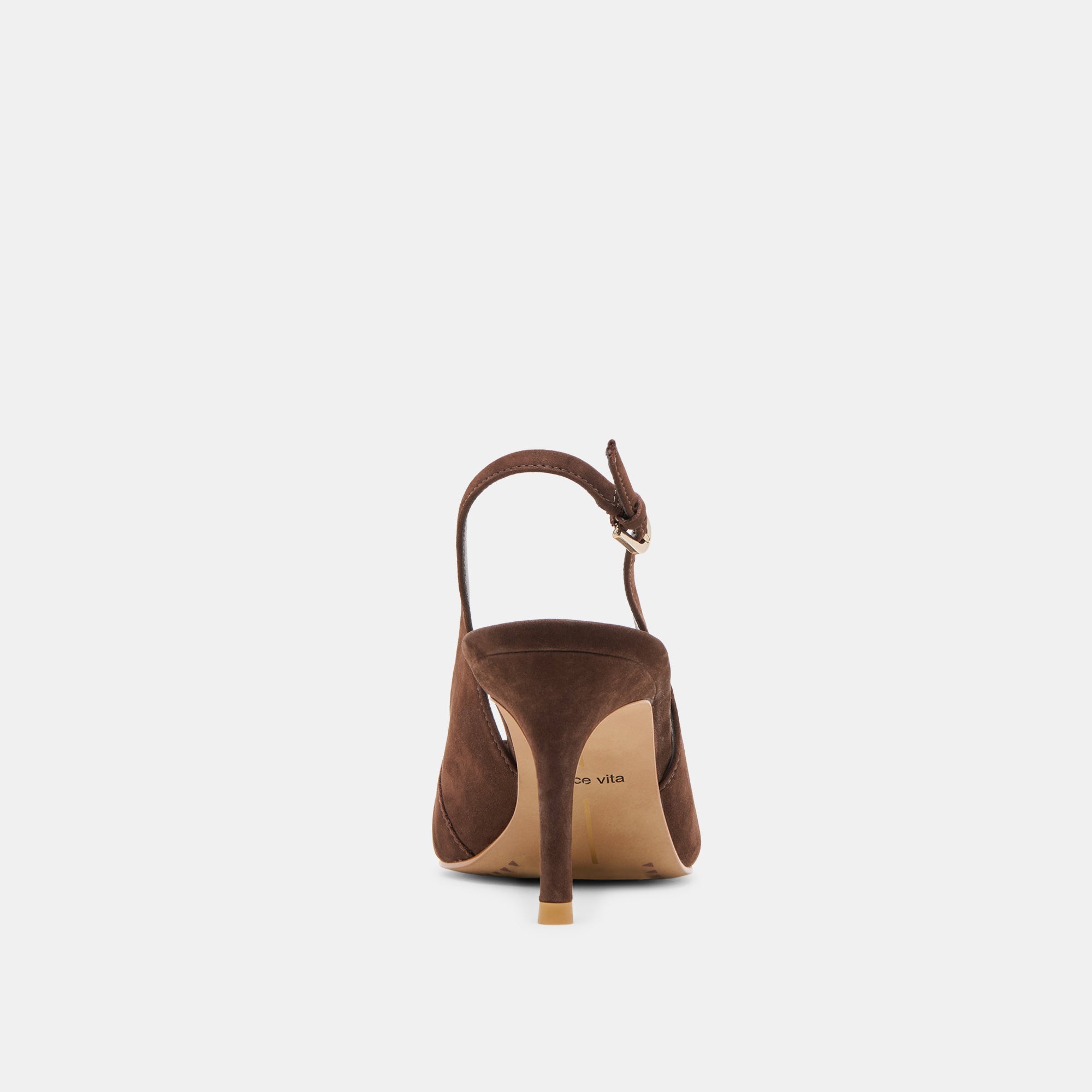 Elasi Dk Brown Nubuck Heels | Dolce Vita Women