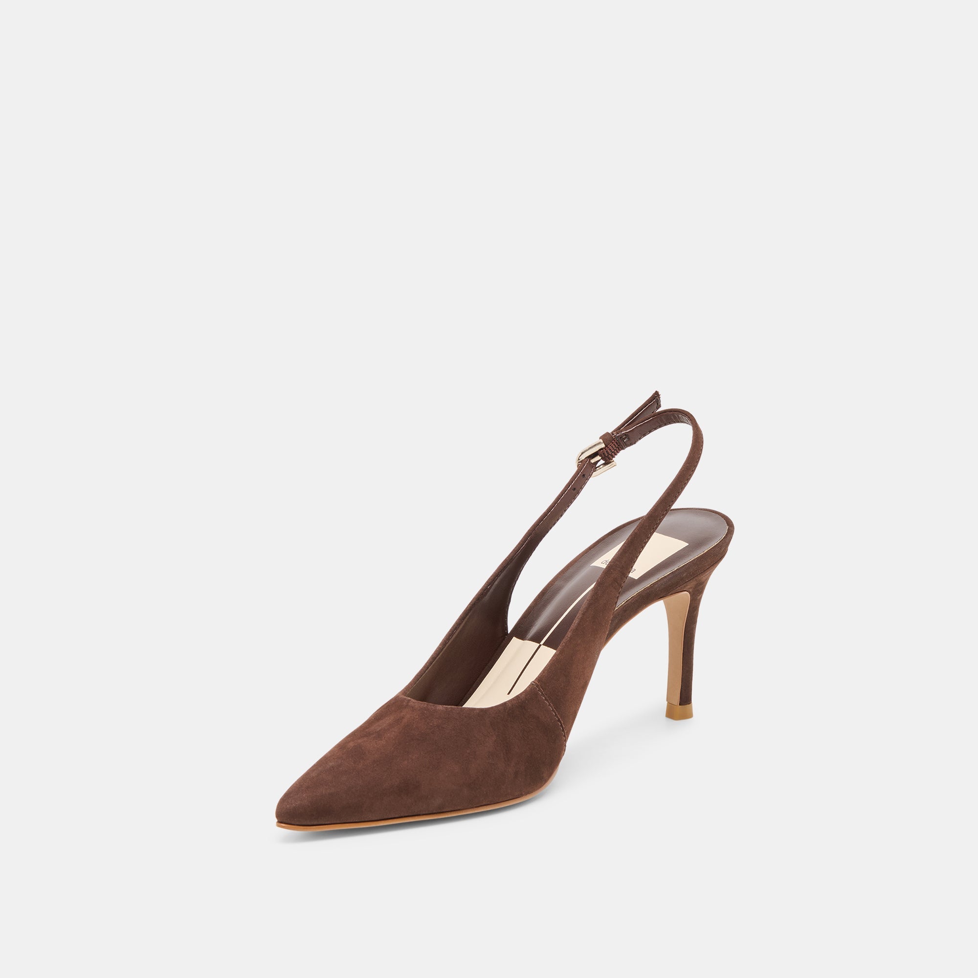 Elasi Dk Brown Nubuck Heels | Dolce Vita Women