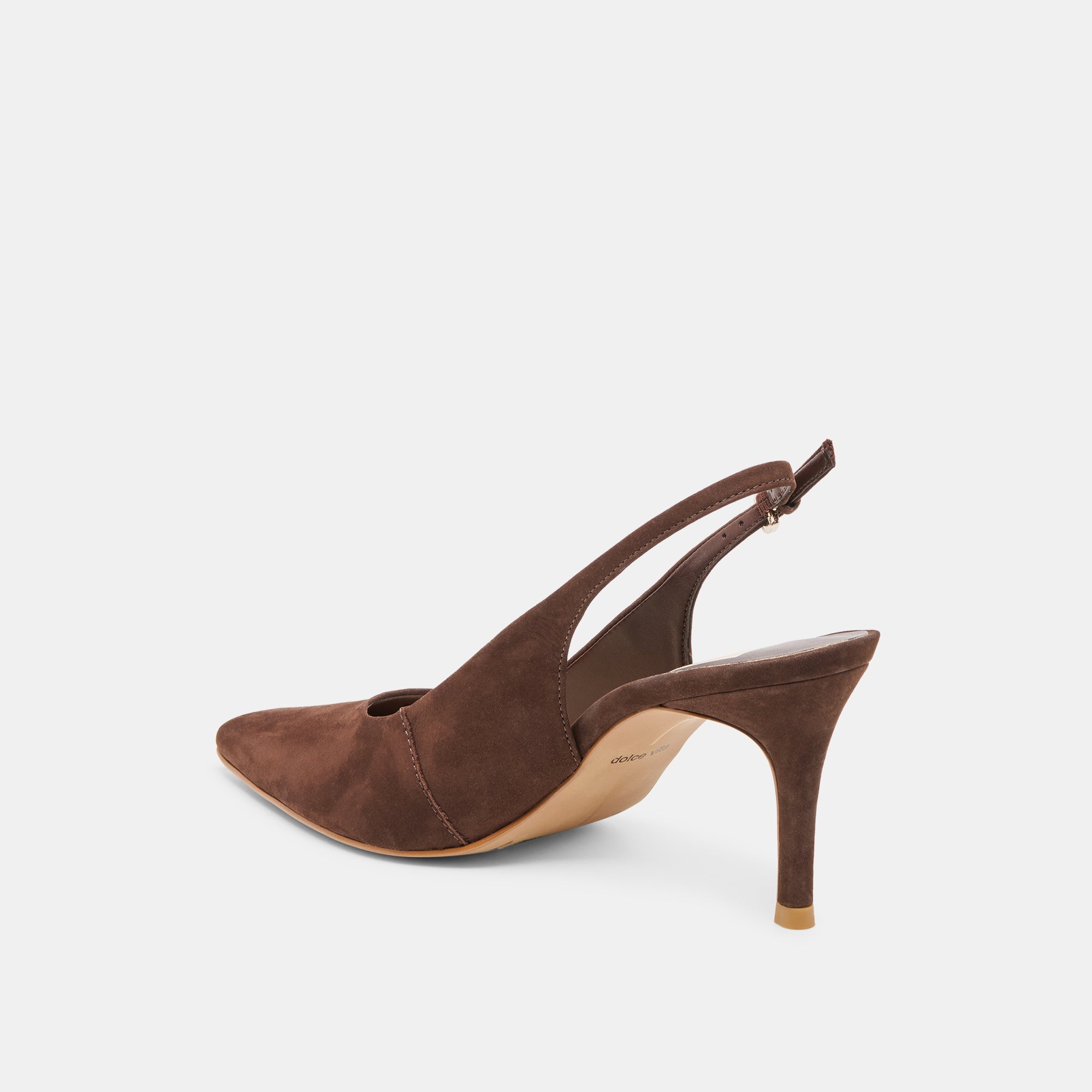 Elasi Dk Brown Nubuck Heels | Dolce Vita Women
