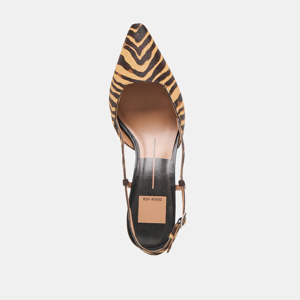 Odela Tiger Calf Hair Heels | Women Dolce Vita