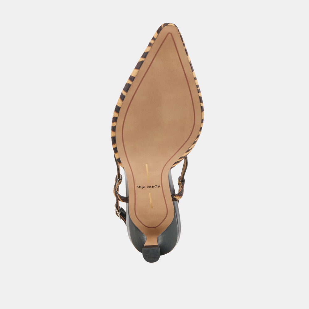 Odela Tiger Calf Hair Heels | Women Dolce Vita