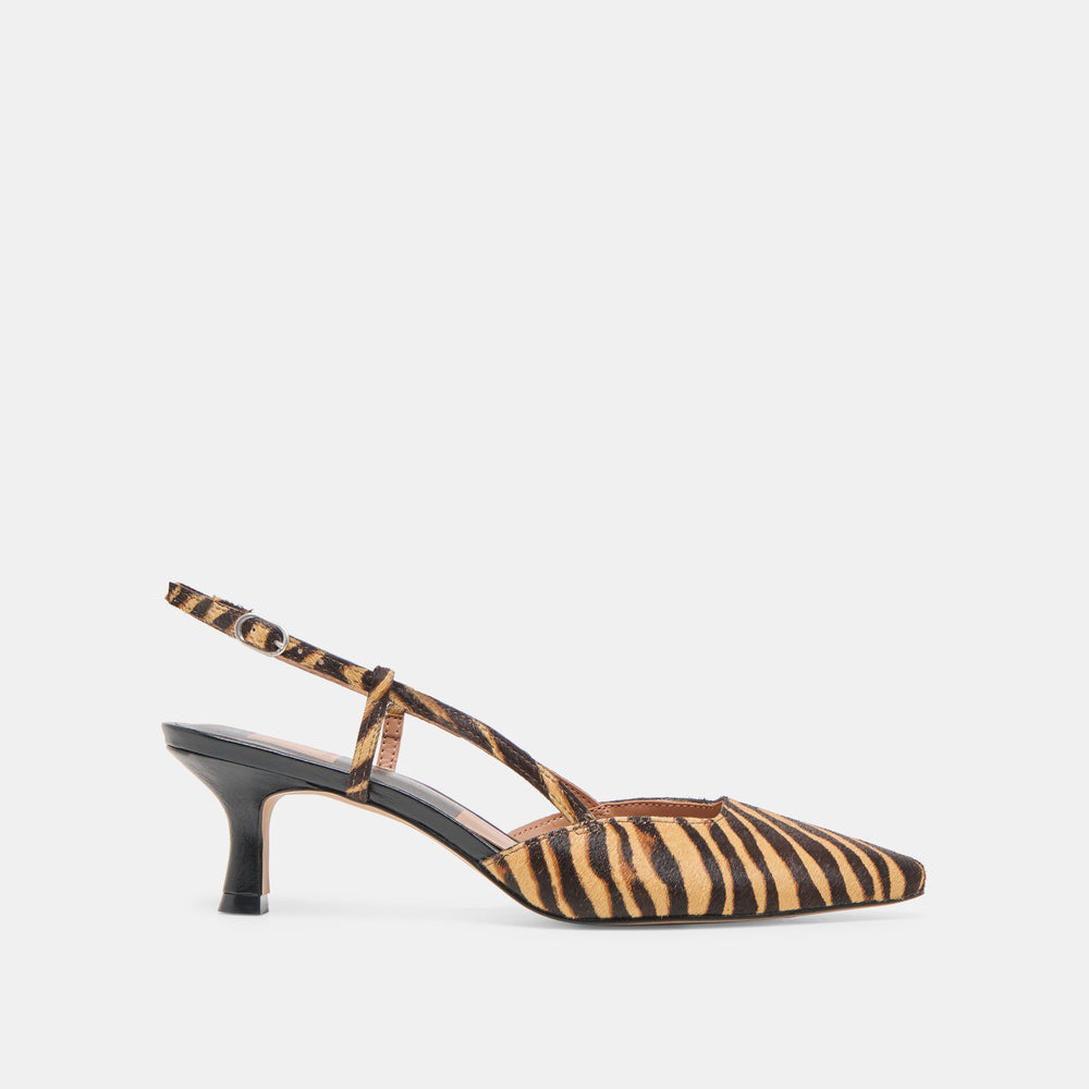 Odela Tiger Calf Hair Heels | Women Dolce Vita