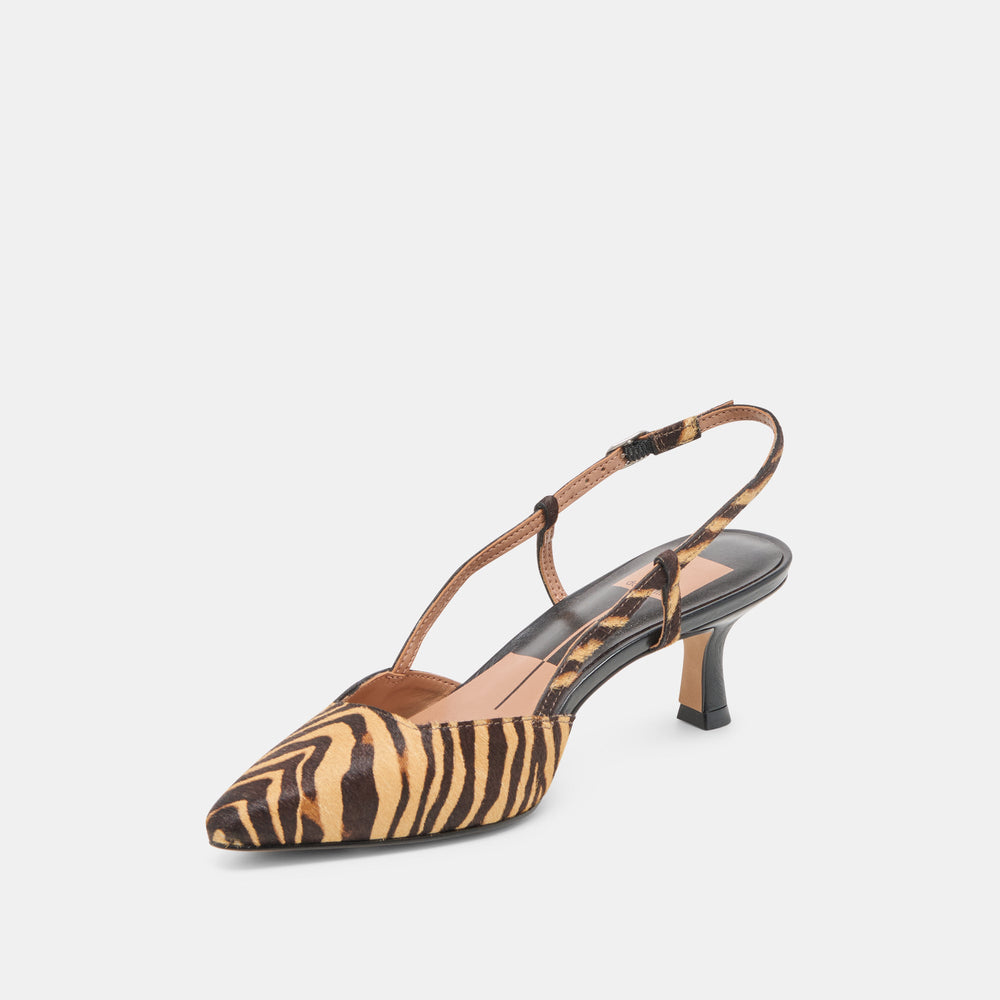 Odela Tiger Calf Hair Heels | Women Dolce Vita
