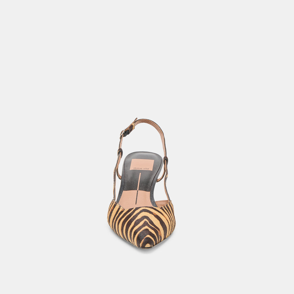 Odela Tiger Calf Hair Heels | Women Dolce Vita