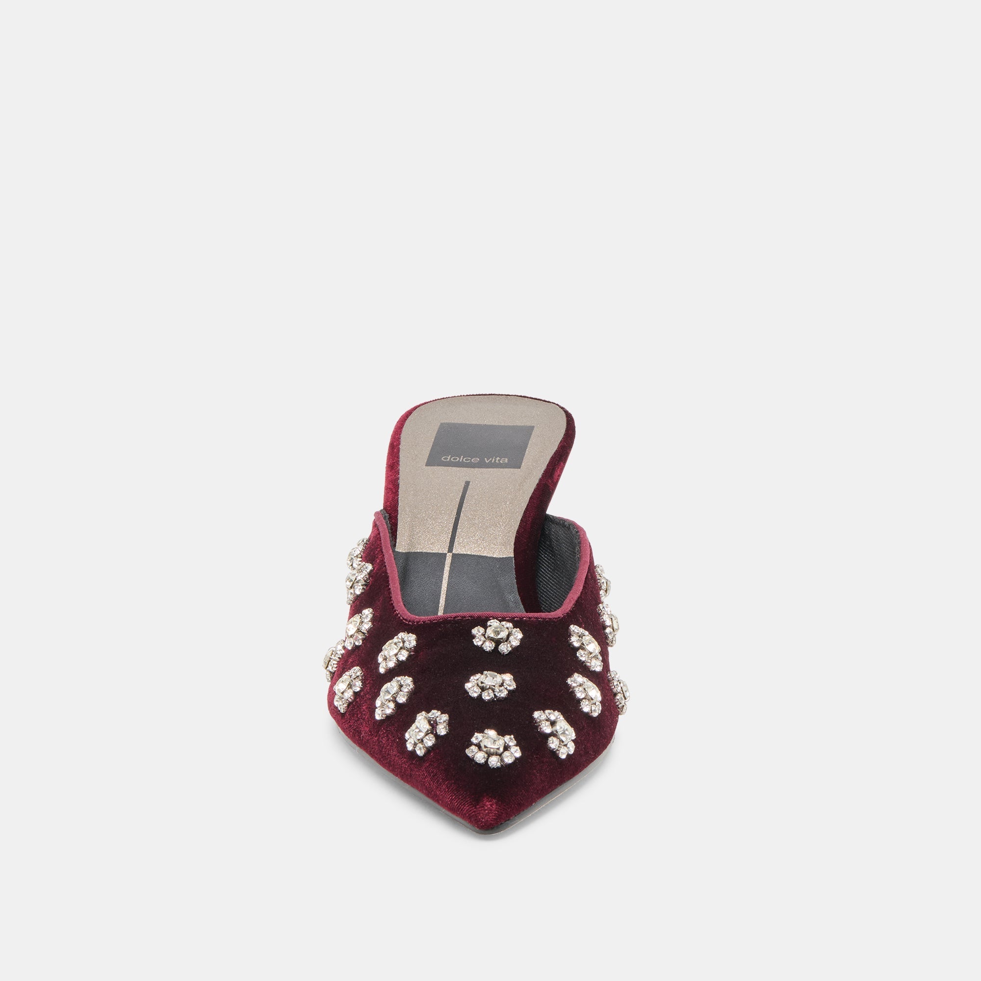 Clara Bordeaux Velvet Heels | Women Dolce Vita