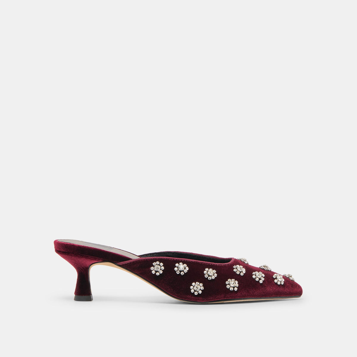 Clara Bordeaux Velvet Heels | Women Dolce Vita